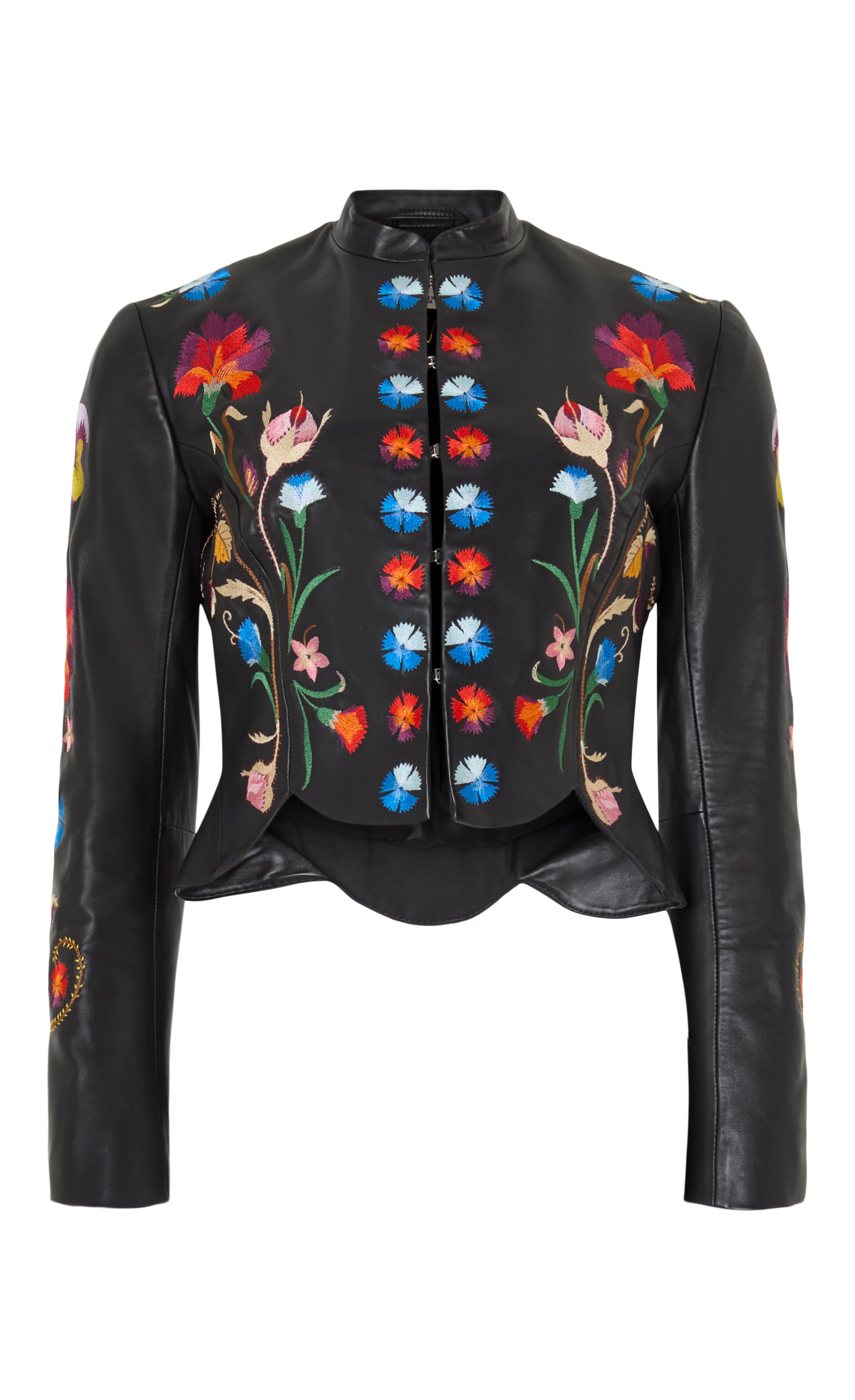 Toledo Fitted Leather Jacket - Black