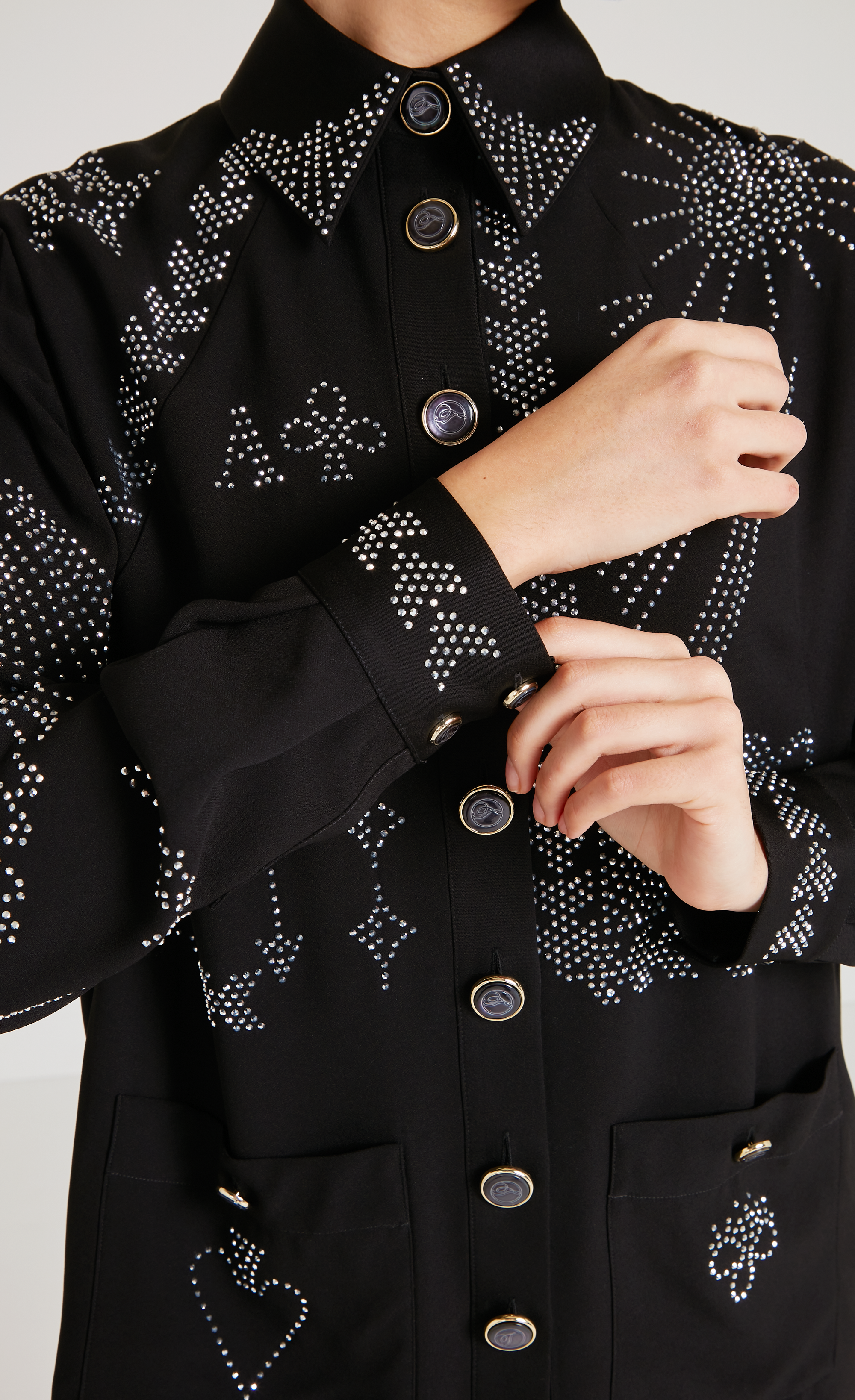 Villanelle Shirt Jacket - Black