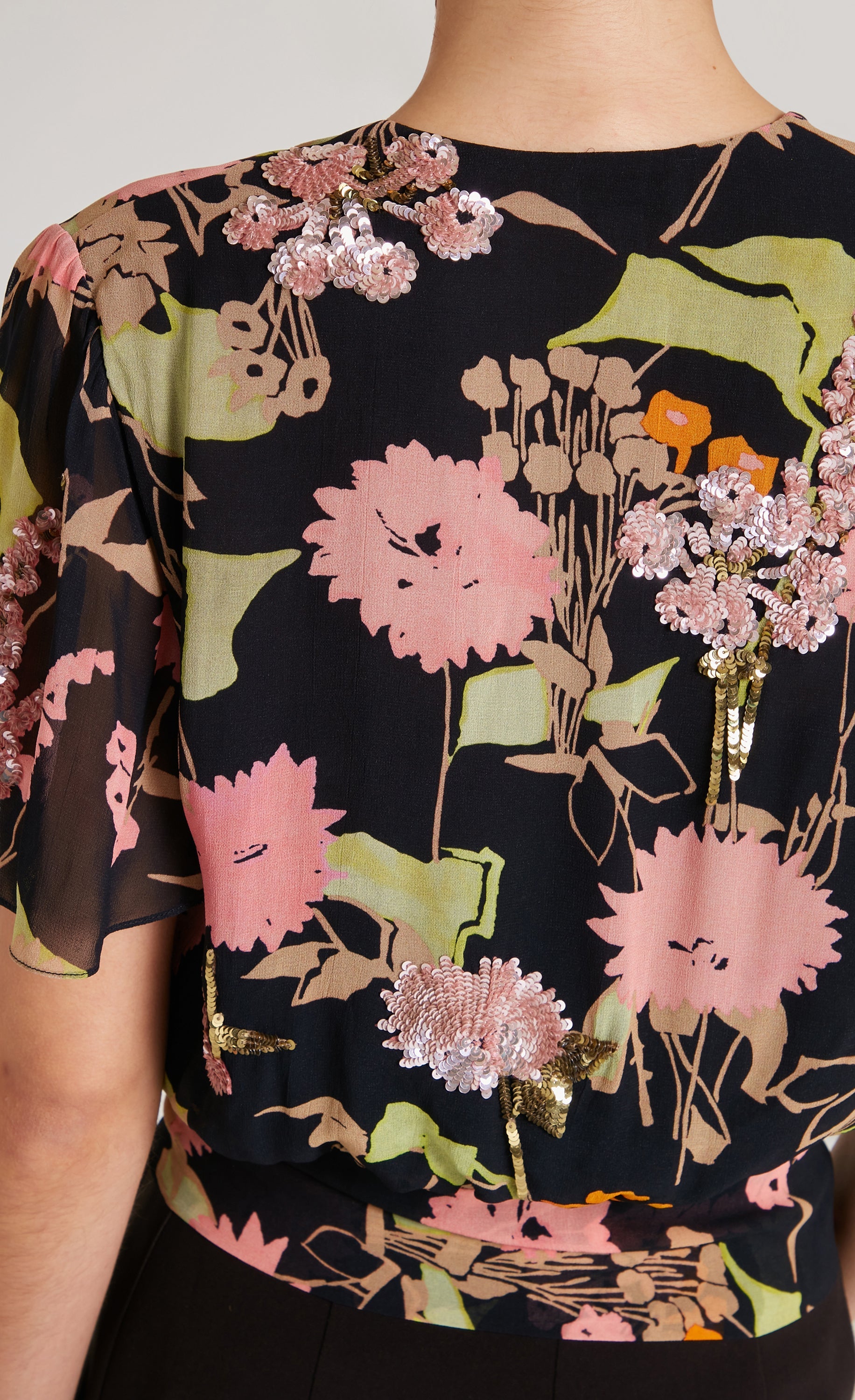 Maisie Blouse - Black Mix