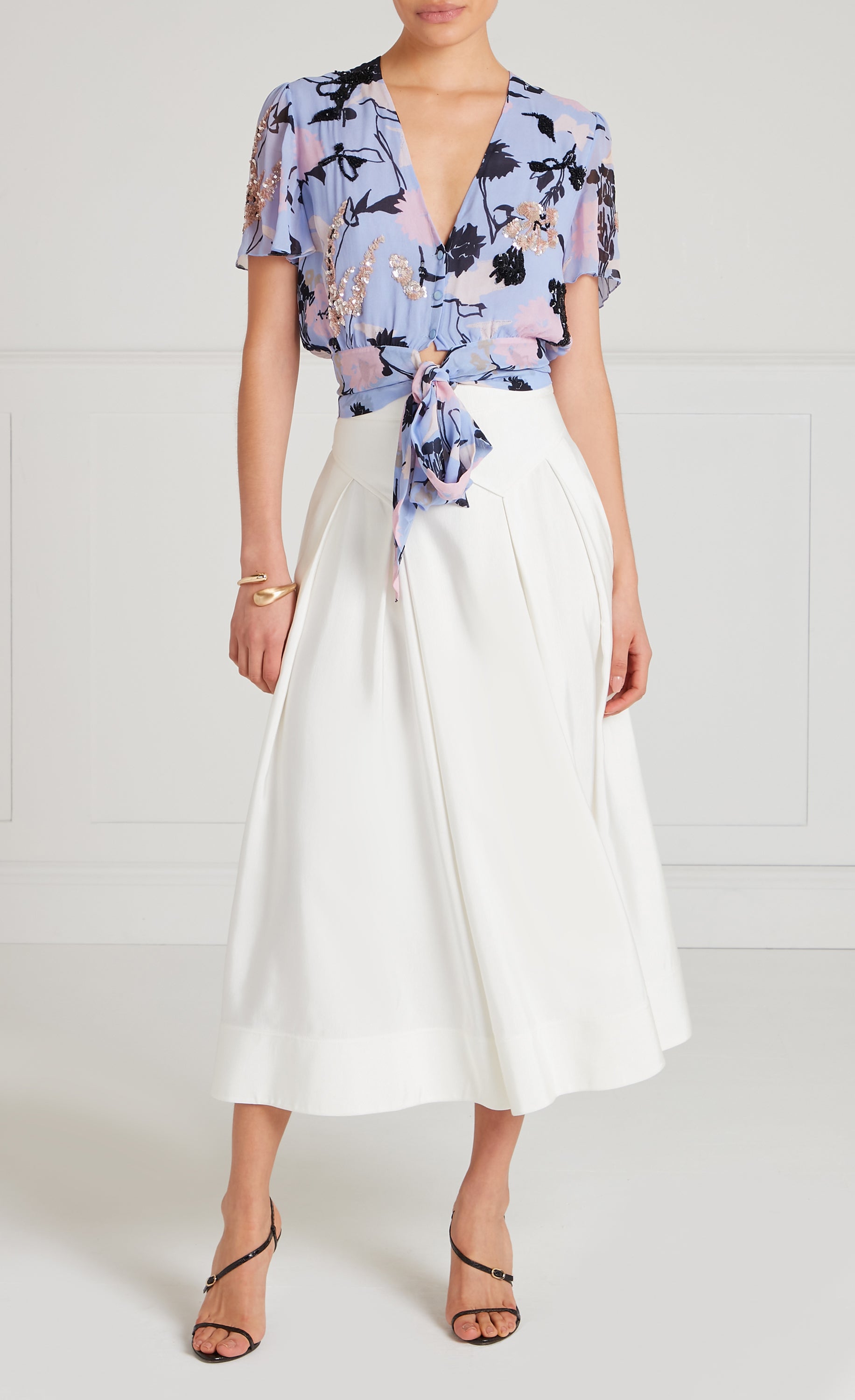 Maisie Blouse - Lavender Blue