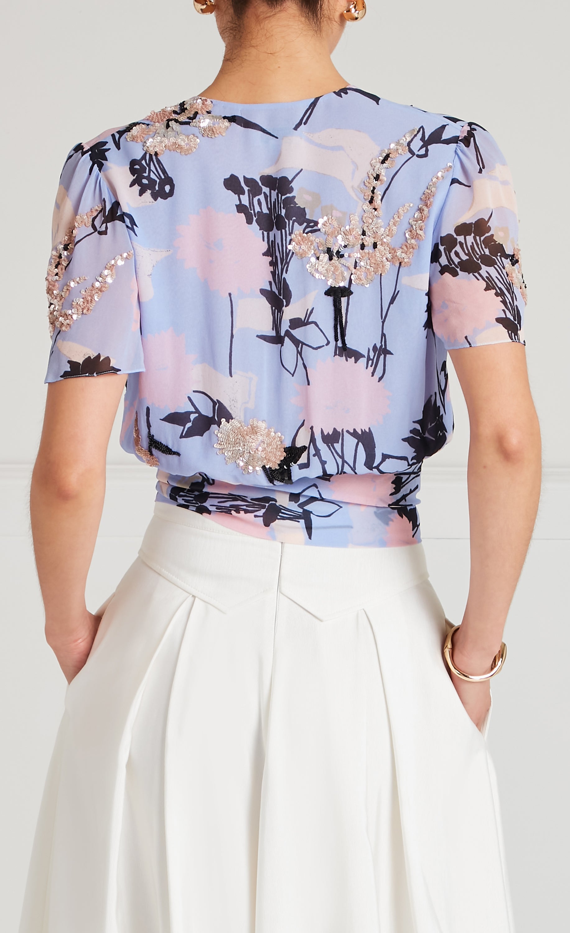 Maisie Blouse - Lavender Blue