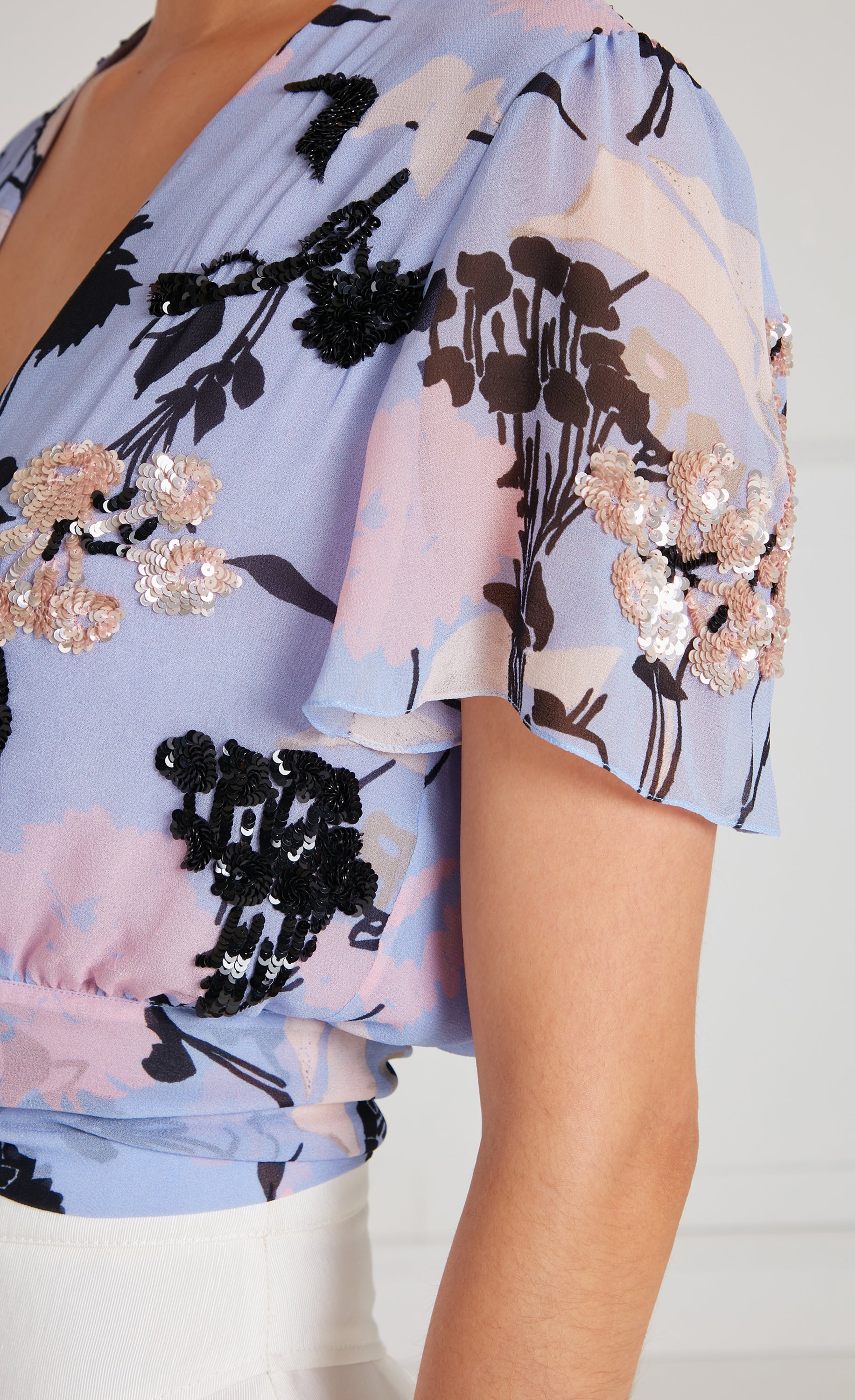 Maisie Blouse - Lavender Blue