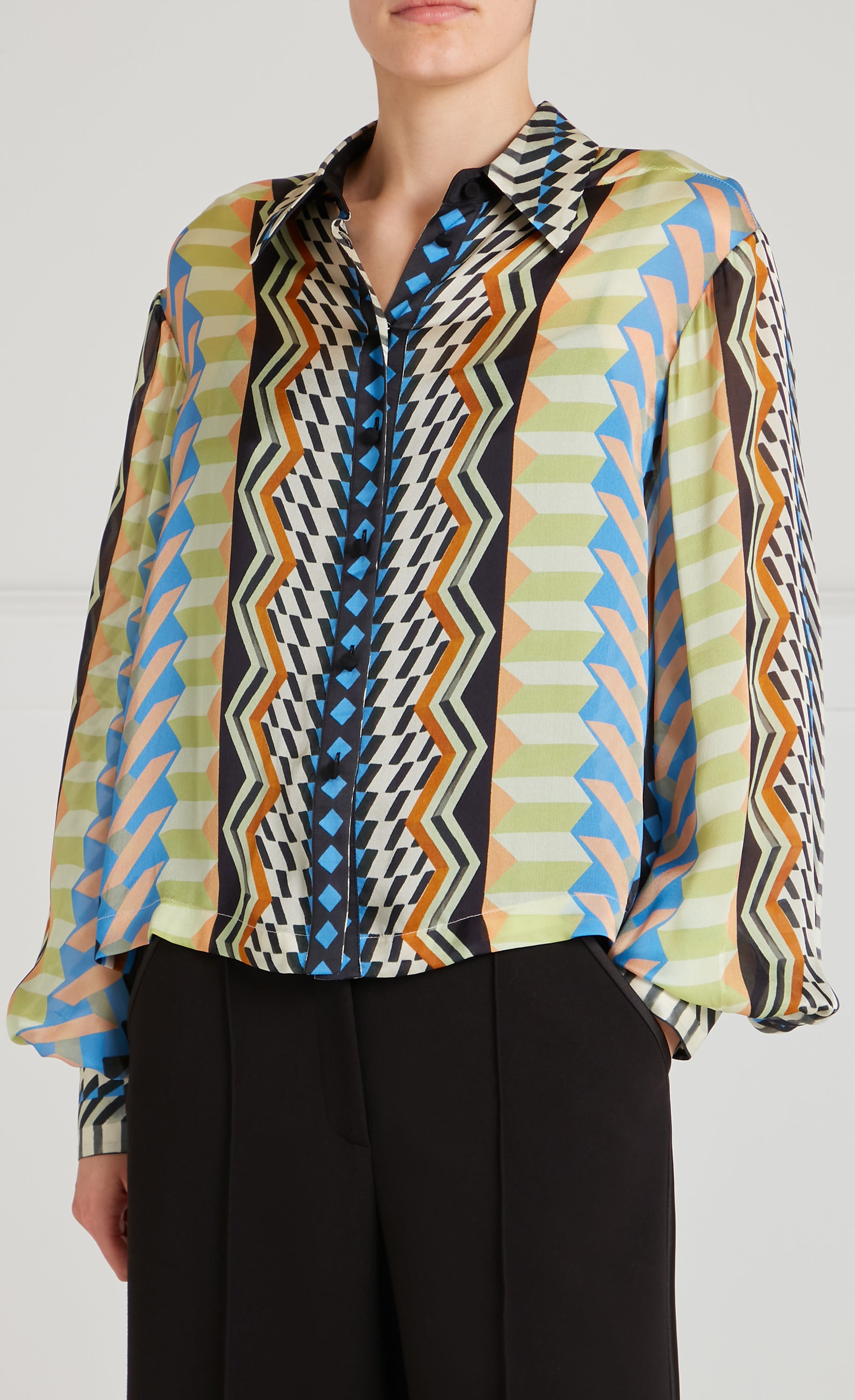 Meryl Shirt - Provence Blue Mix