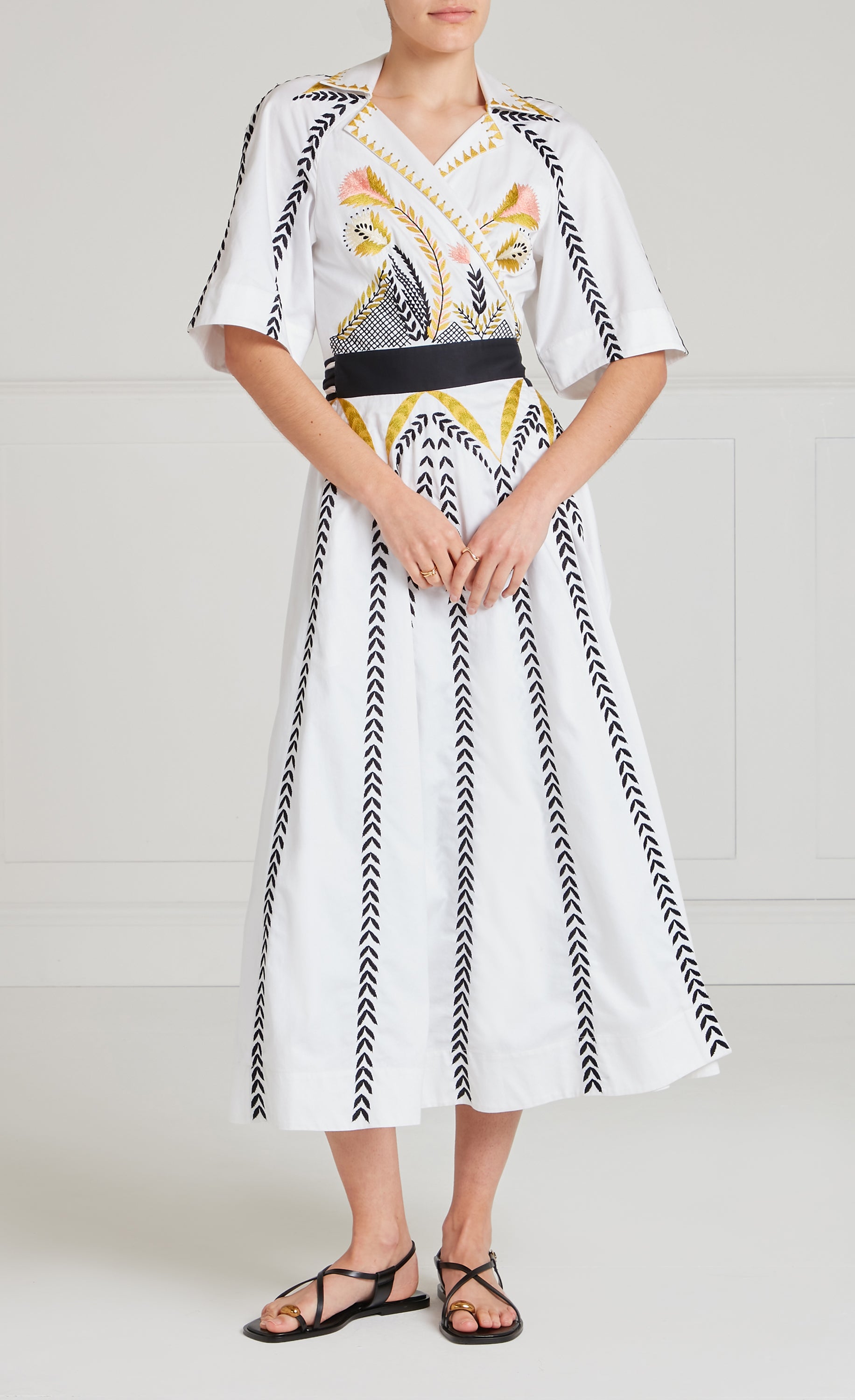 Juniper Wrap Dress - White