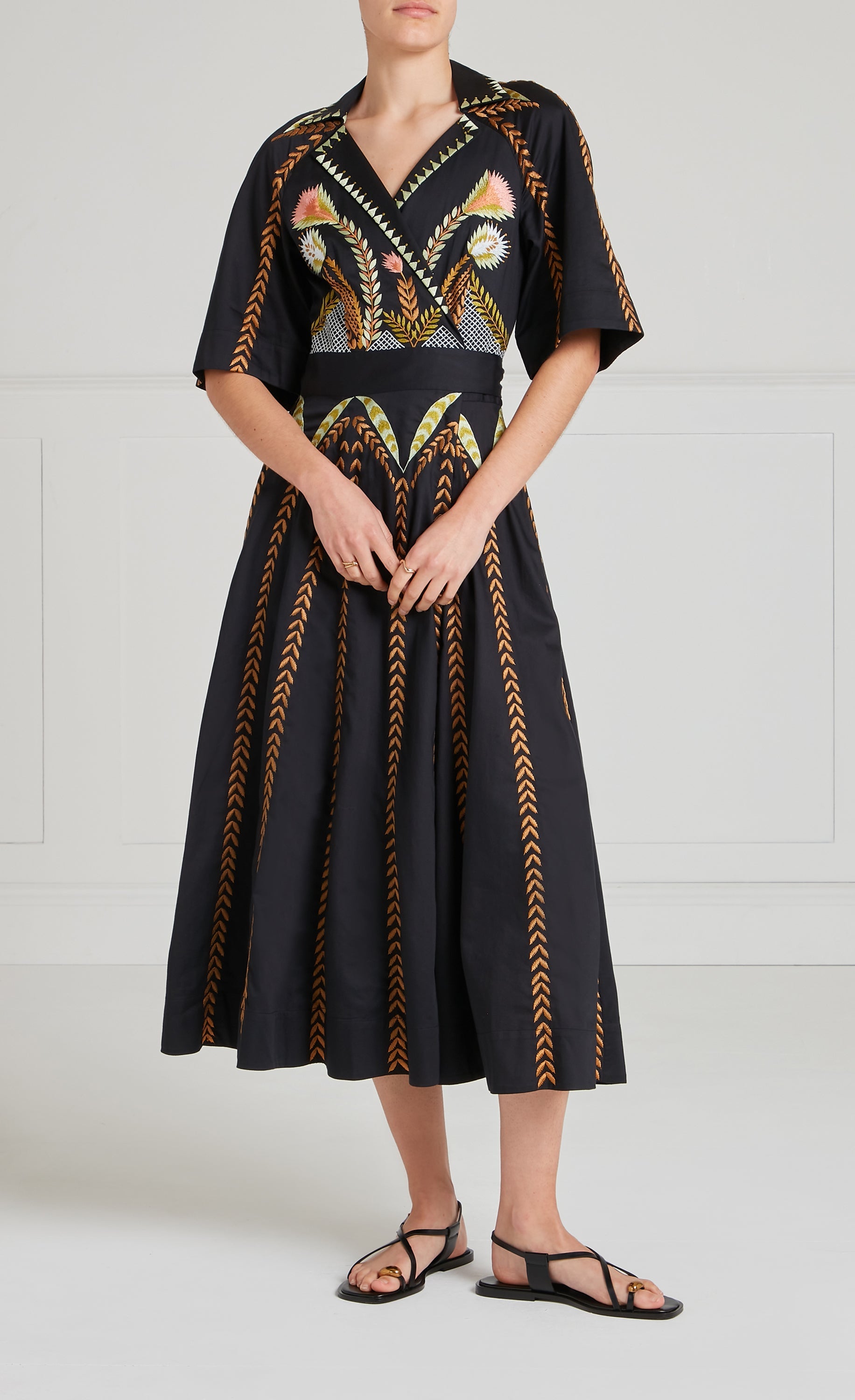 Juniper Wrap Dress - Black | Dresses & Jumpsuits | Temperley London Temperley London (UK) Juniper Wrap Dress - Black | Dresses & Jumpsuits | Temperley London Temperley London (UK)