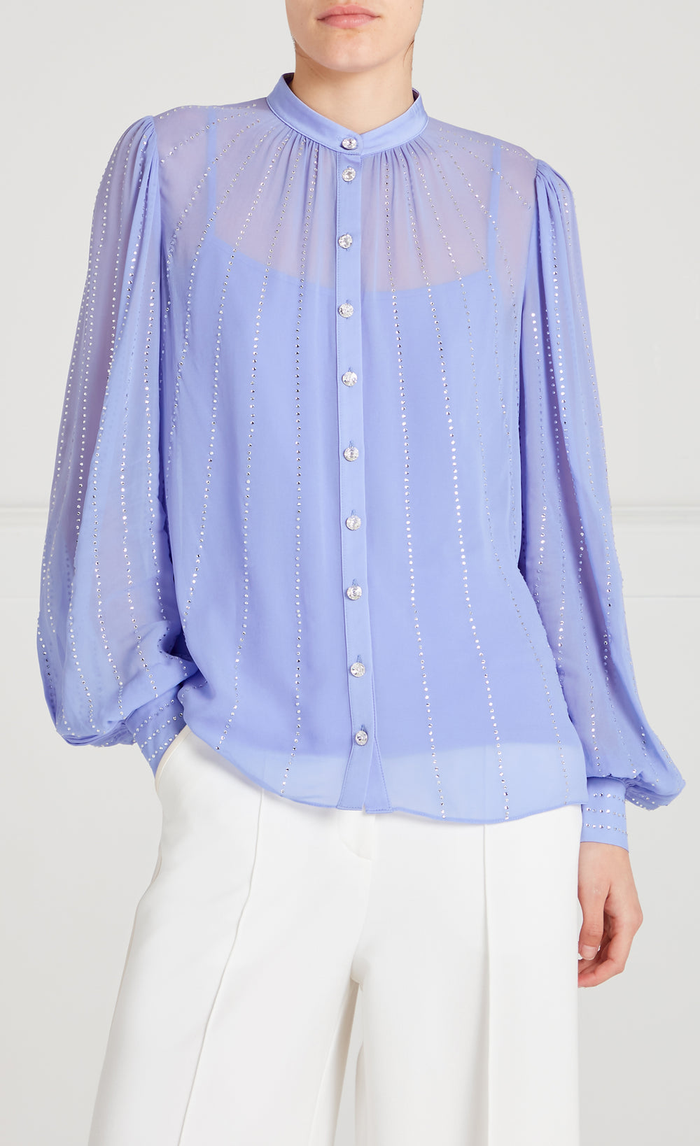 Villanelle Shirt - Lavender Blue