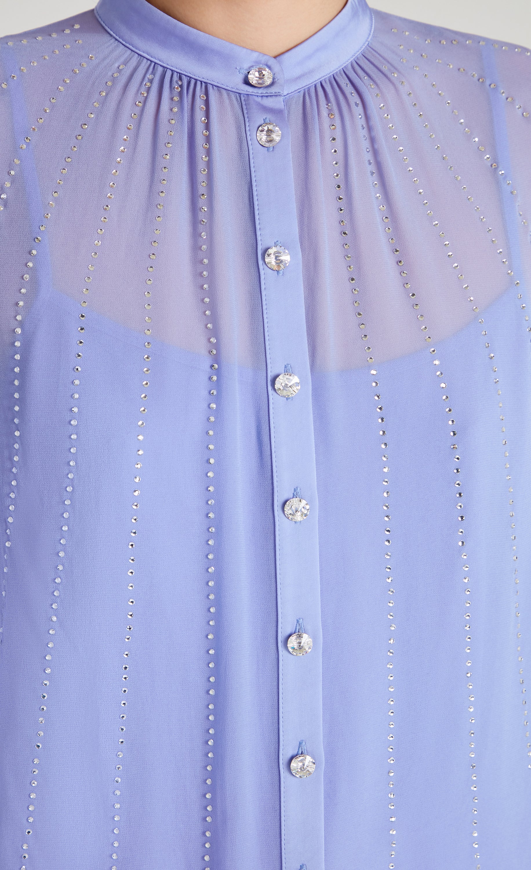 Villanelle Shirt - Lavender Blue