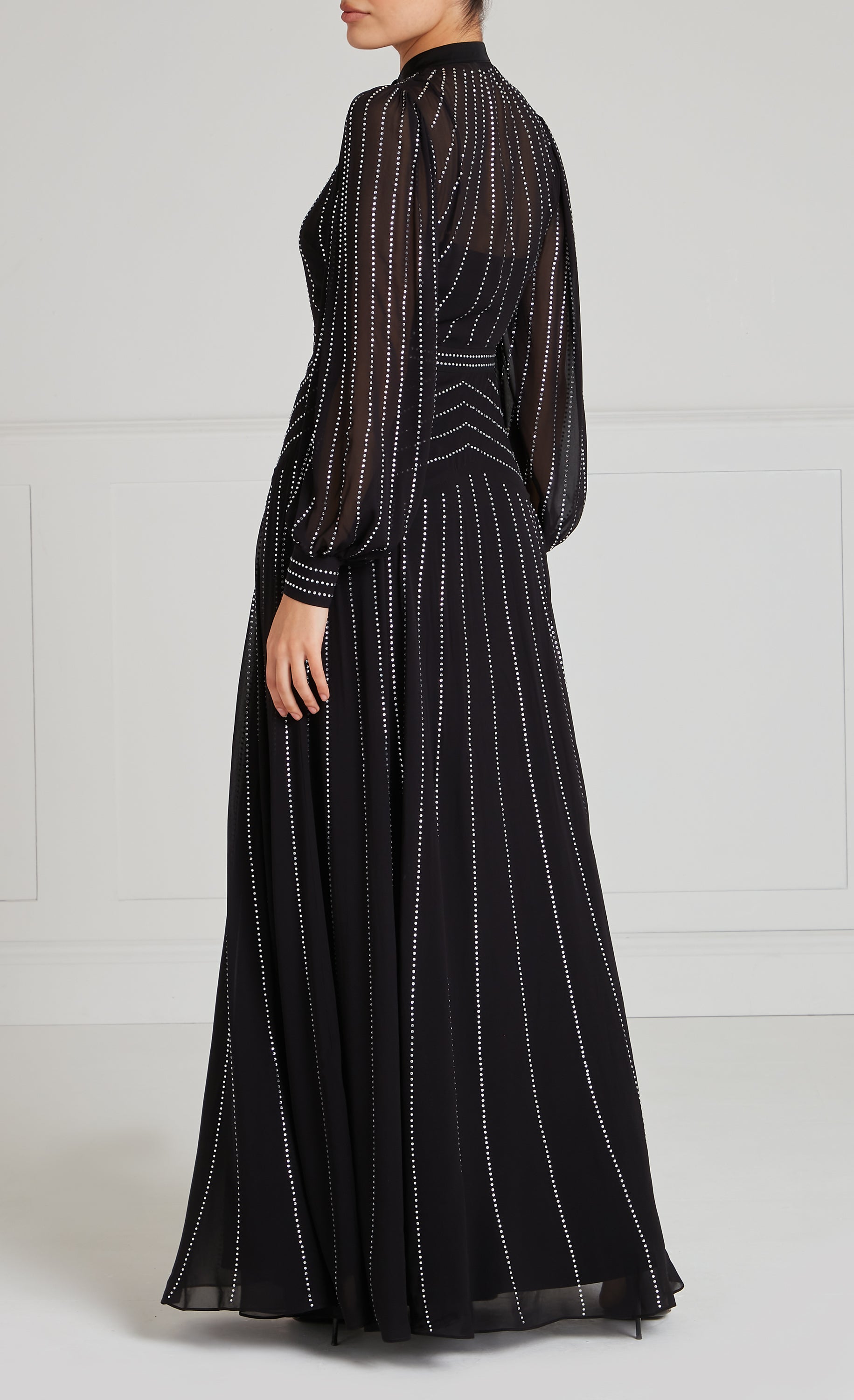 Villanelle Full Length Dress - Black