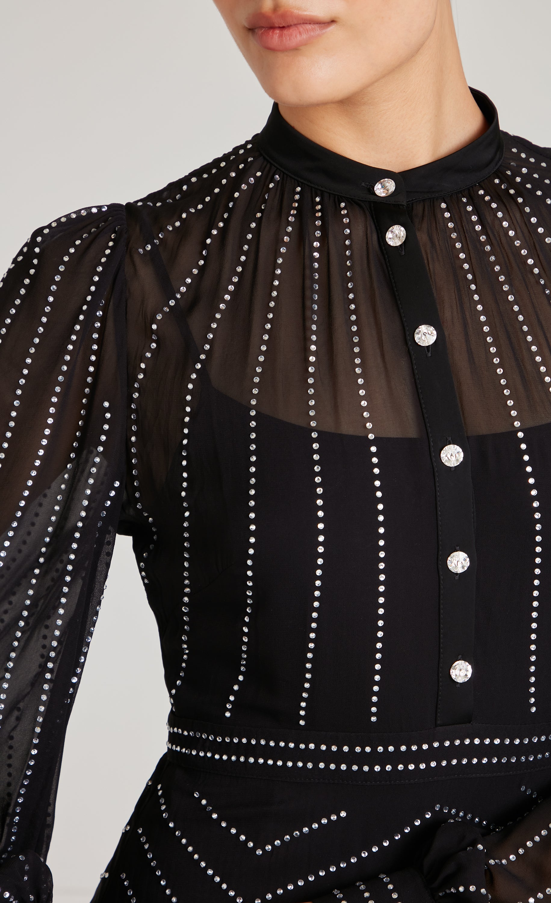 Villanelle Full Length Dress - Black