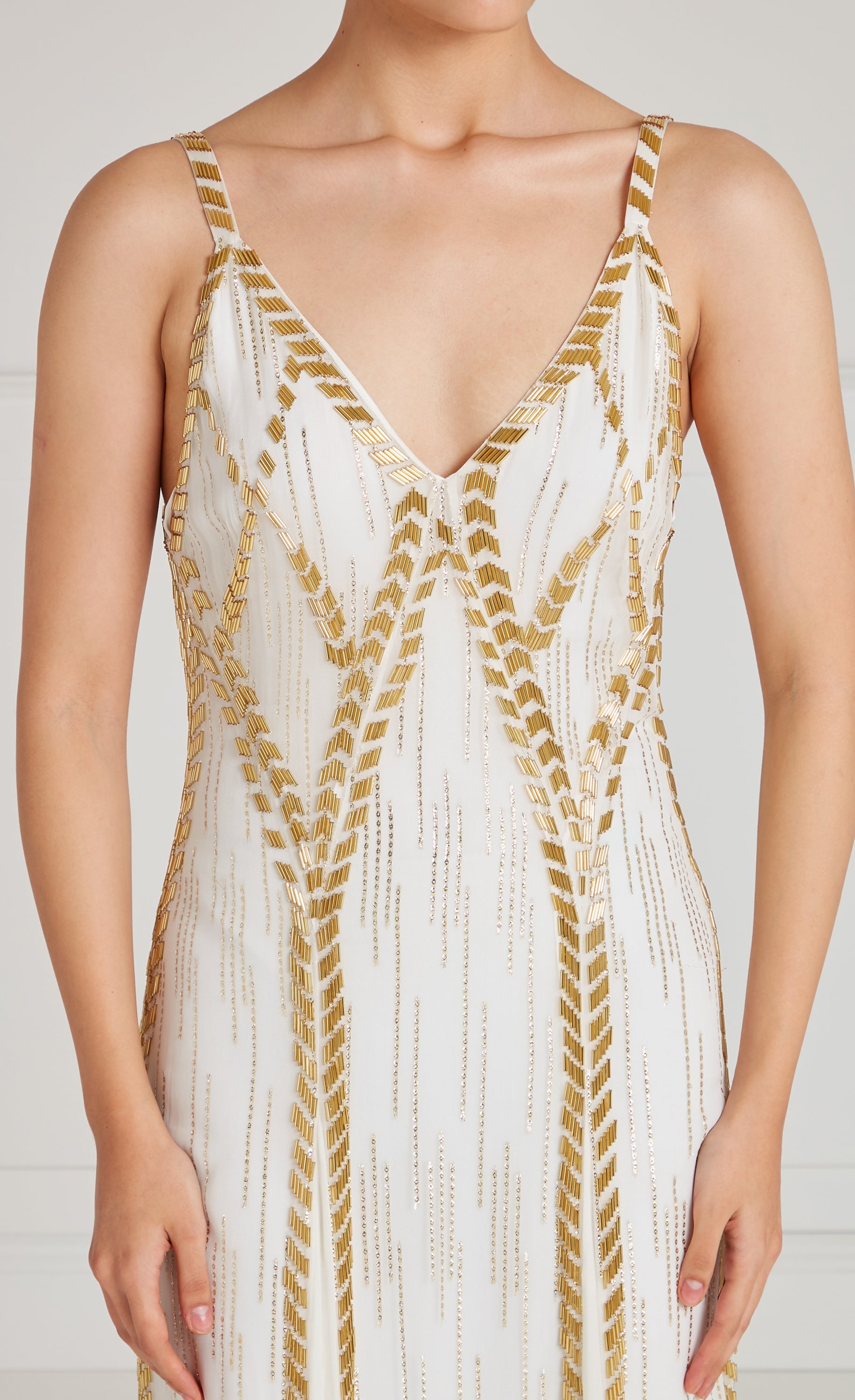 Viola Strappy Dress - Ivory