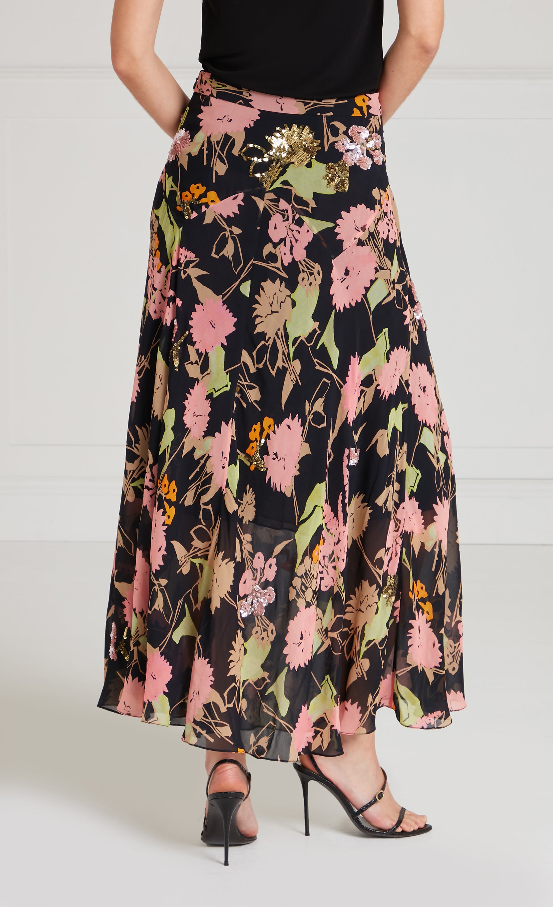 Maisie Skirt - Black Mix