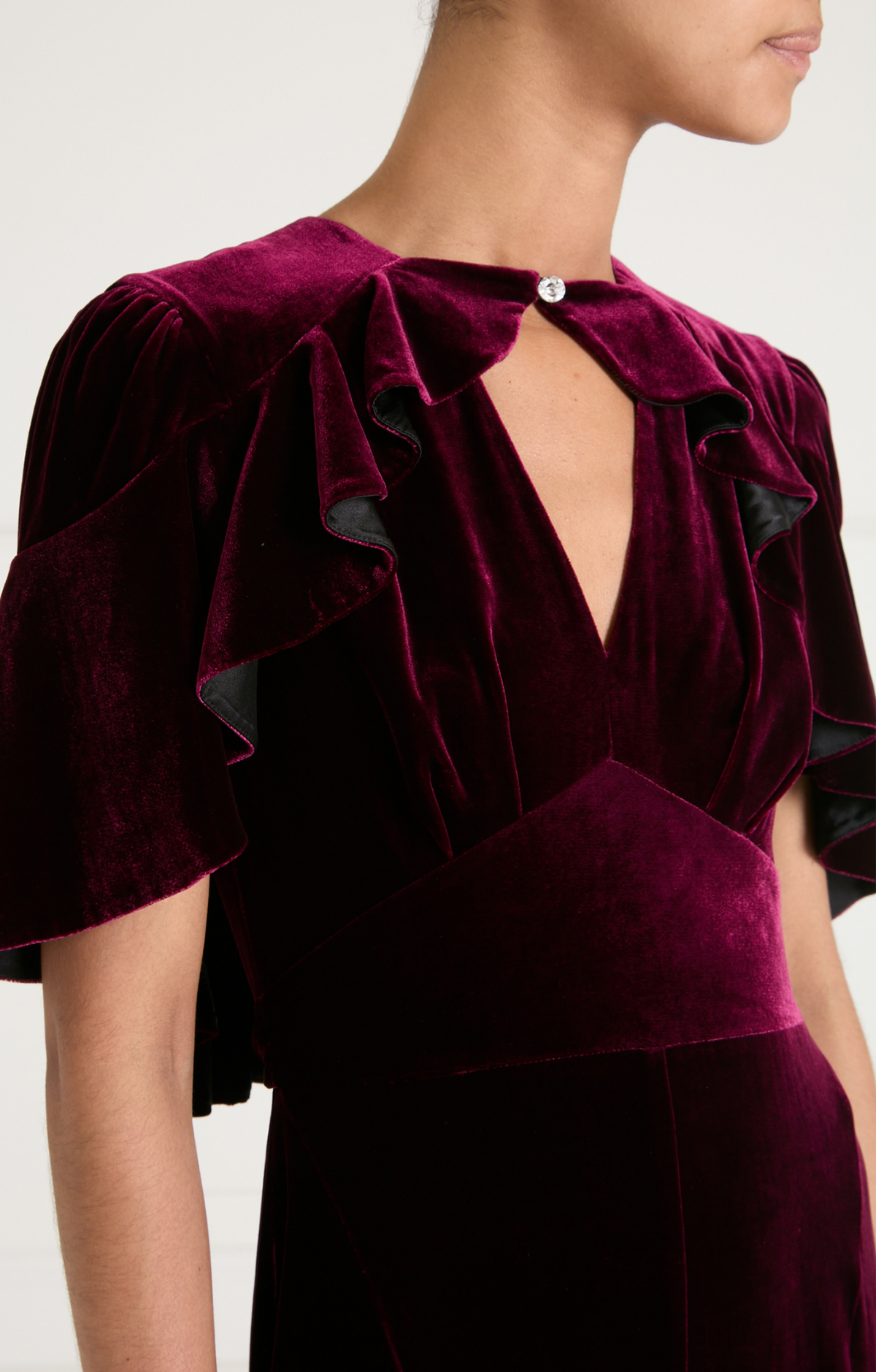 Ashcombe Dress - Claret