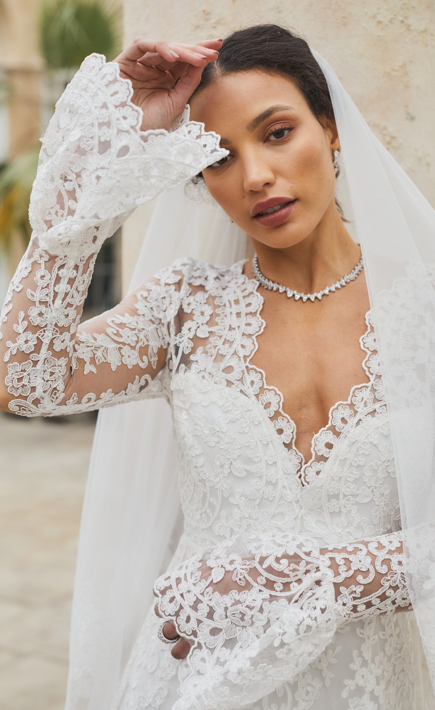Poppy Ruffle Sleeved Dress | Bridal Dresses | Temperley Bridal
