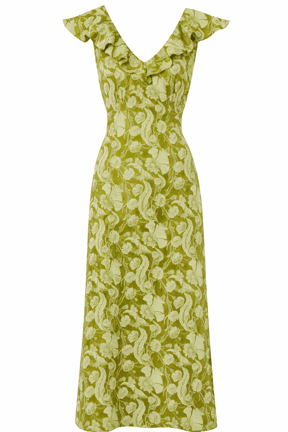 Celine Dress - Chartreuse
