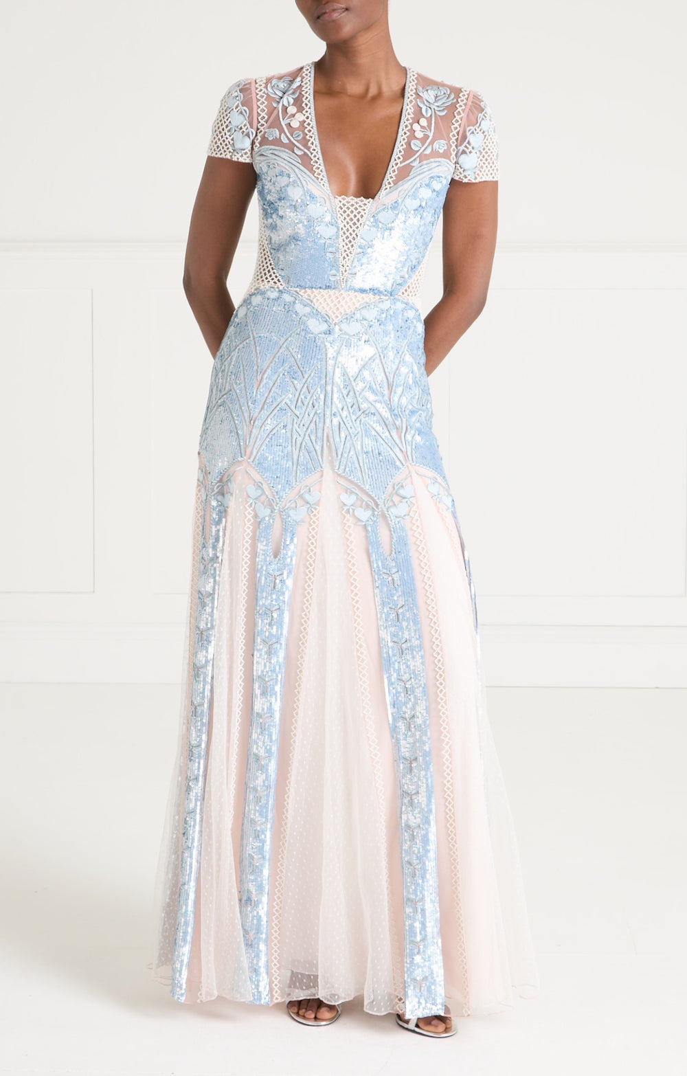 Cabira Gown - Powder Blue