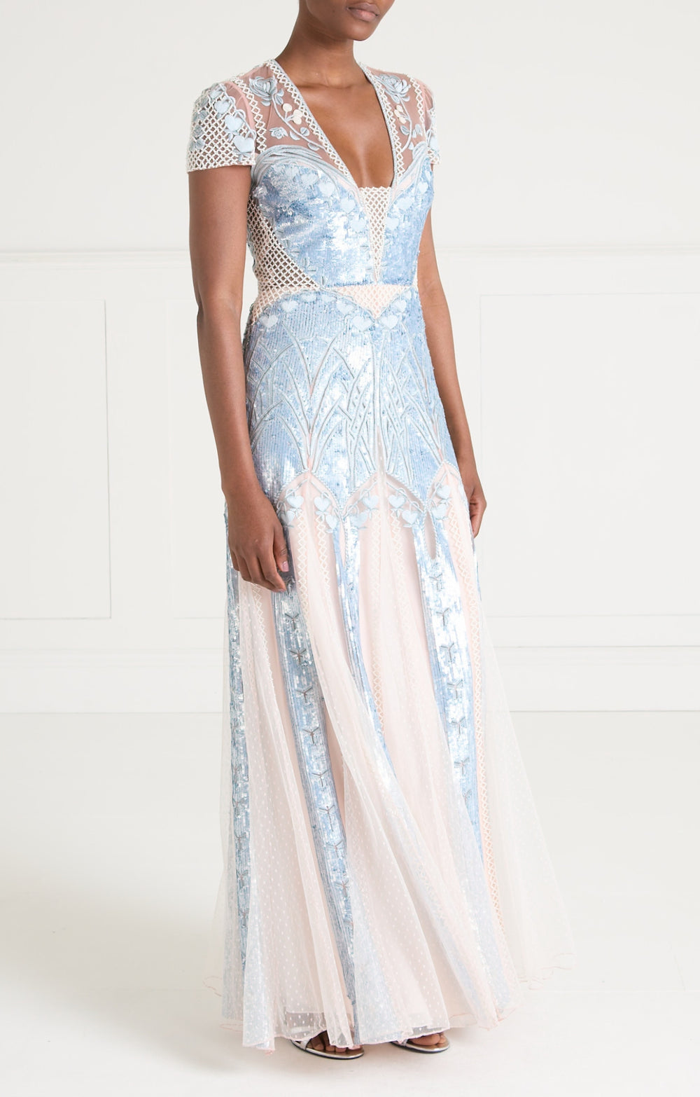 Cabira Gown - Powder Blue
