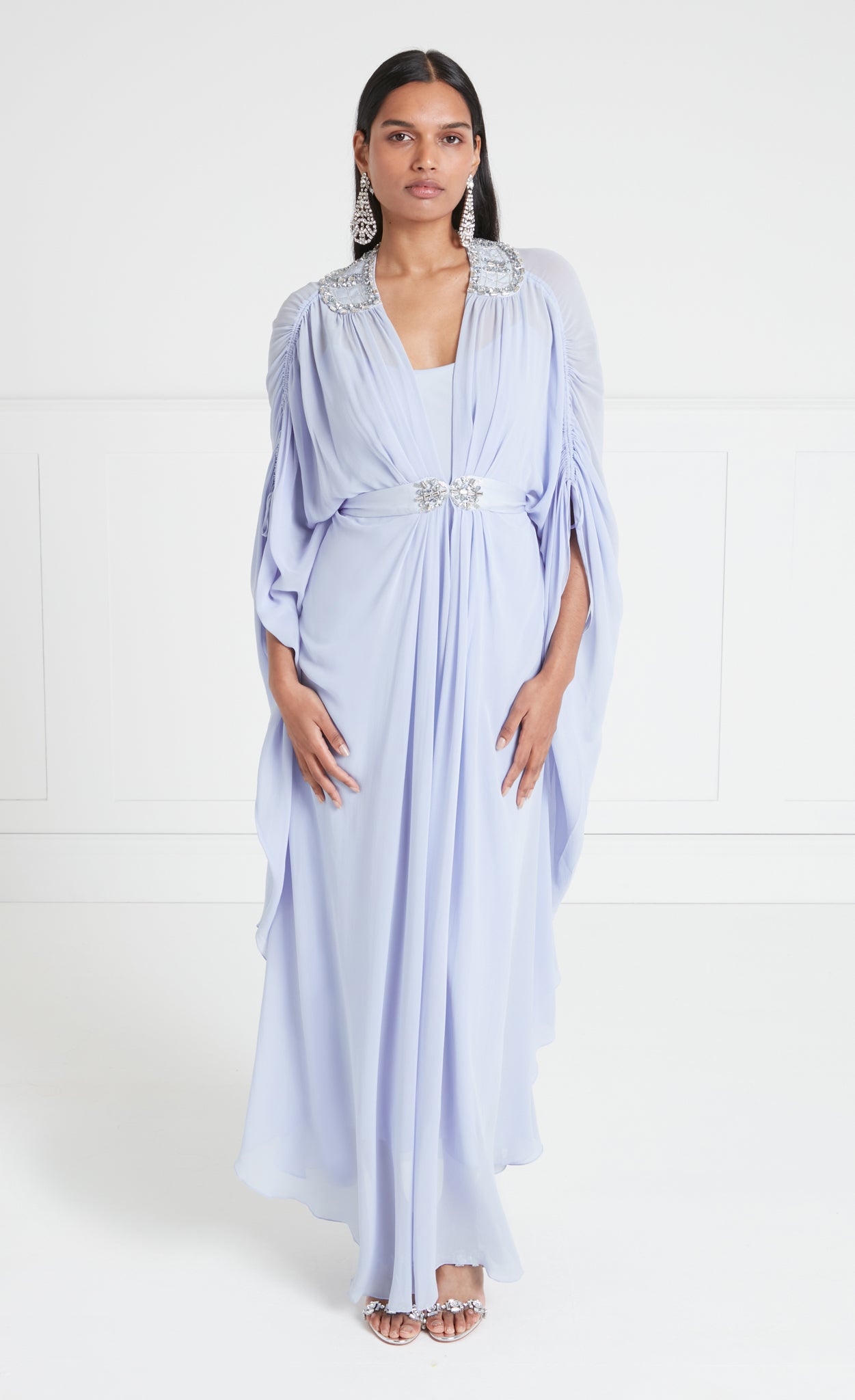 Sofia Long Kaftan - Powder Blue | Kaftans & Kimonos | Temperley London Temperley London (UK) Sofia Long Kaftan - Powder Blue | Kaftans & Kimonos | Temperley London Temperley London (UK)
