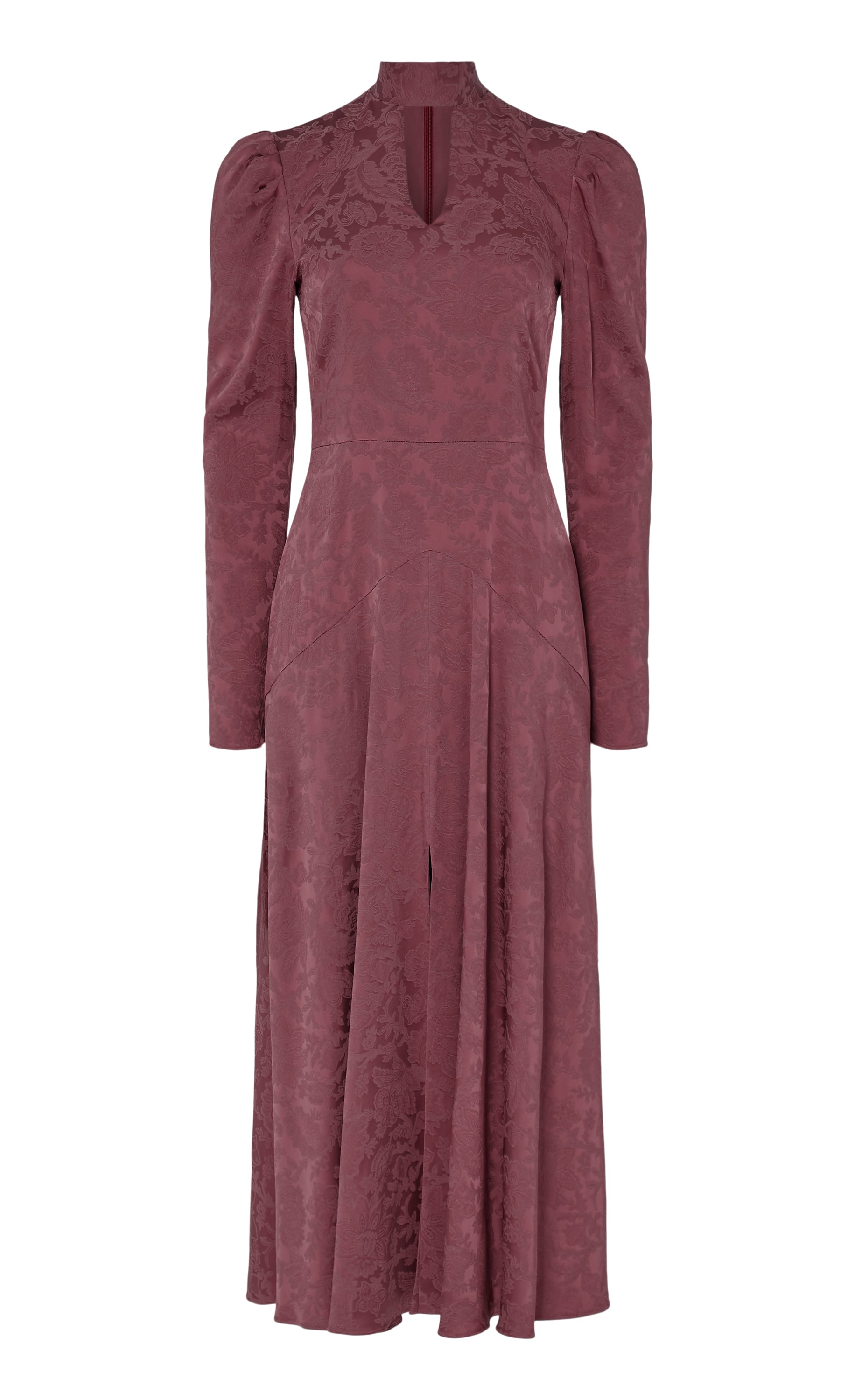 Madame Split Dress - Dark Amethyst