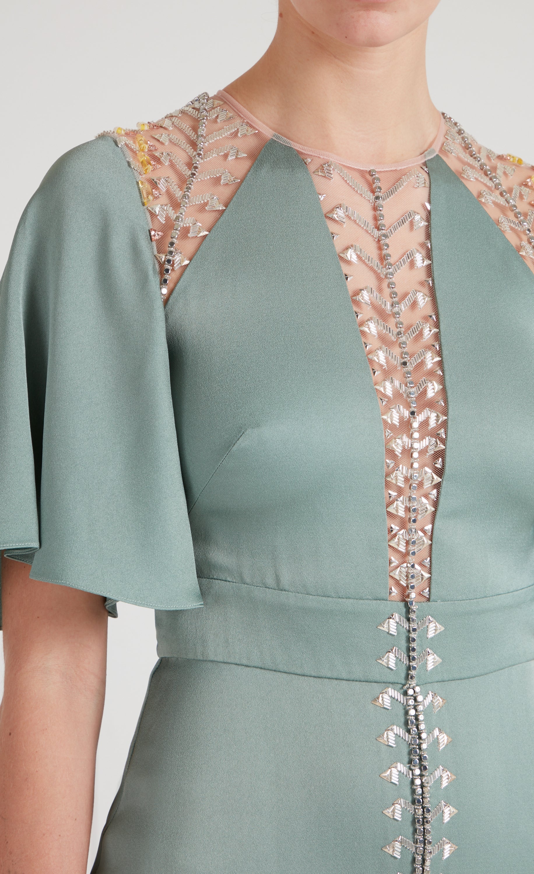 Wildlife Gown - Jade Green