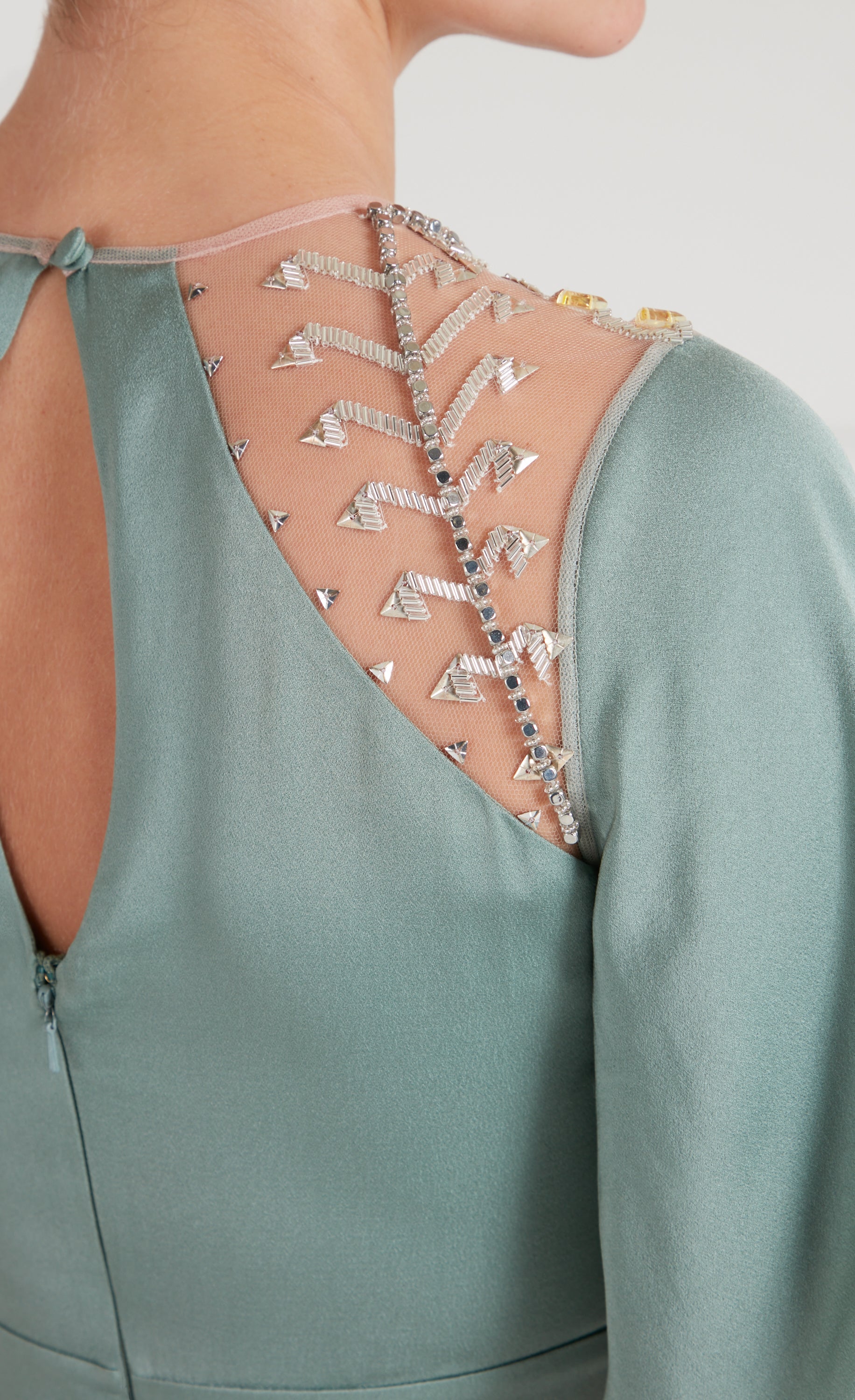 Wildlife Gown - Jade Green