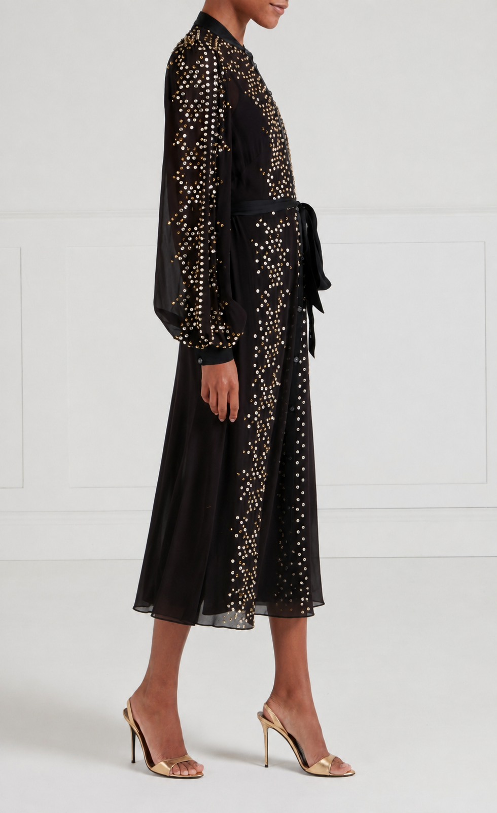 Oberon Shirt Dress - Black