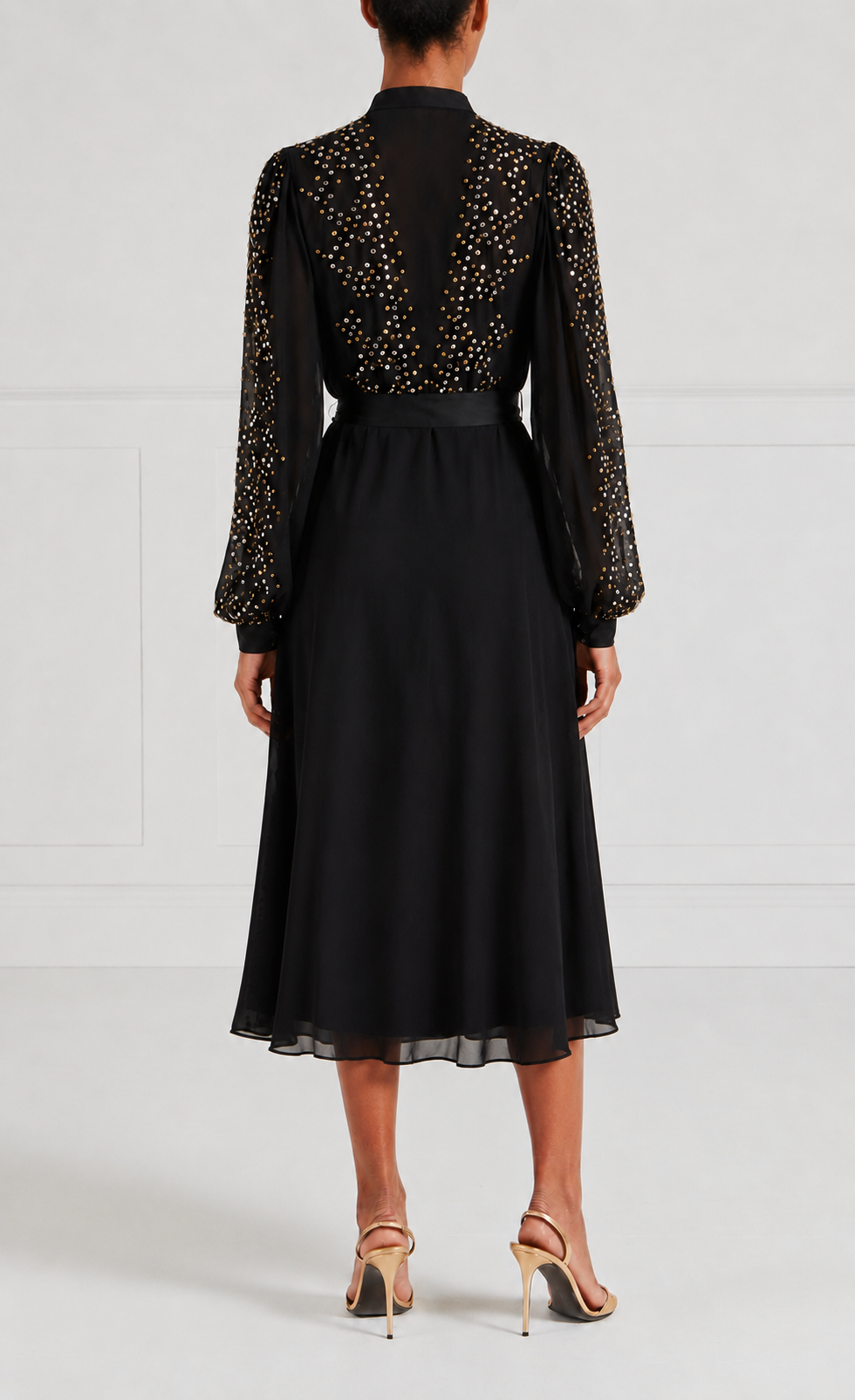 Oberon Shirt Dress - Black