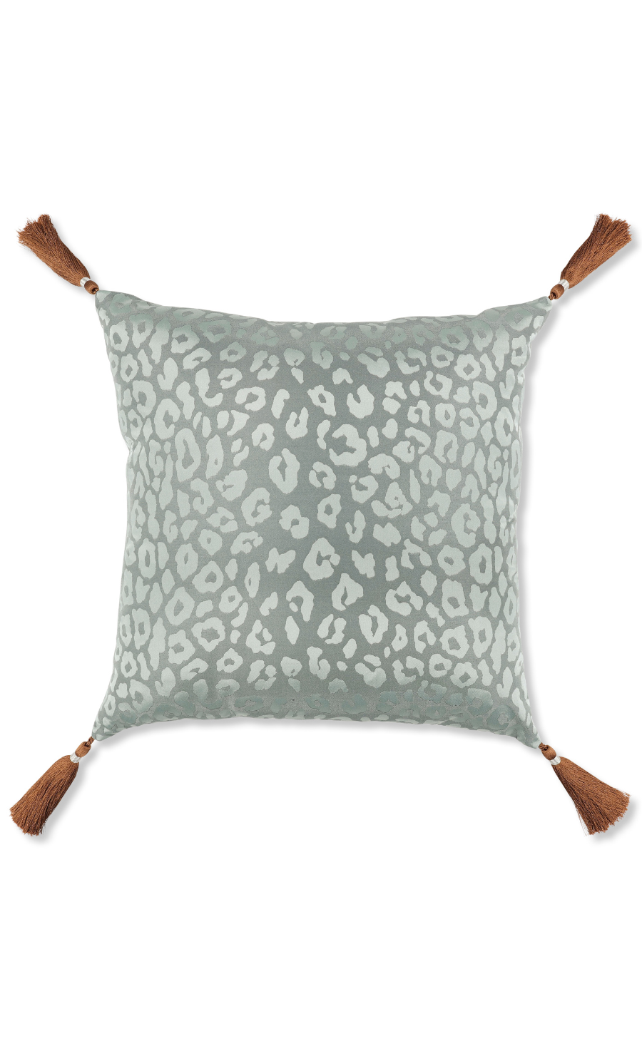 Lavinia Embroidery Cushion - Blue Haze