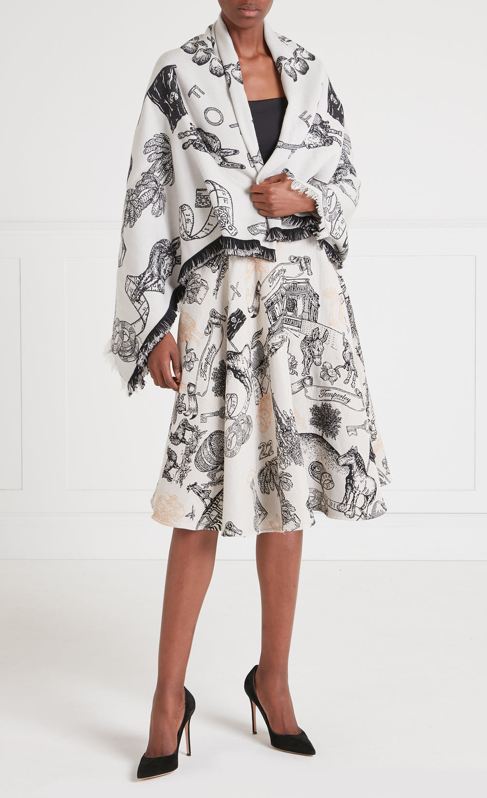 Anniversary Shawl - White