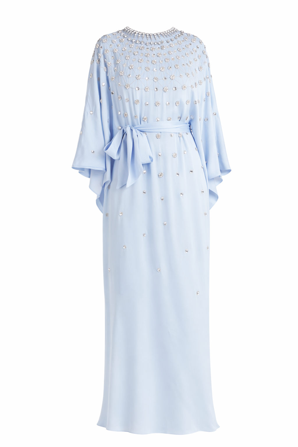 Lalya Ror Jan Layla Gown - Pale Blue & Silver | Dresses & Jumpsuits | Temperley ...