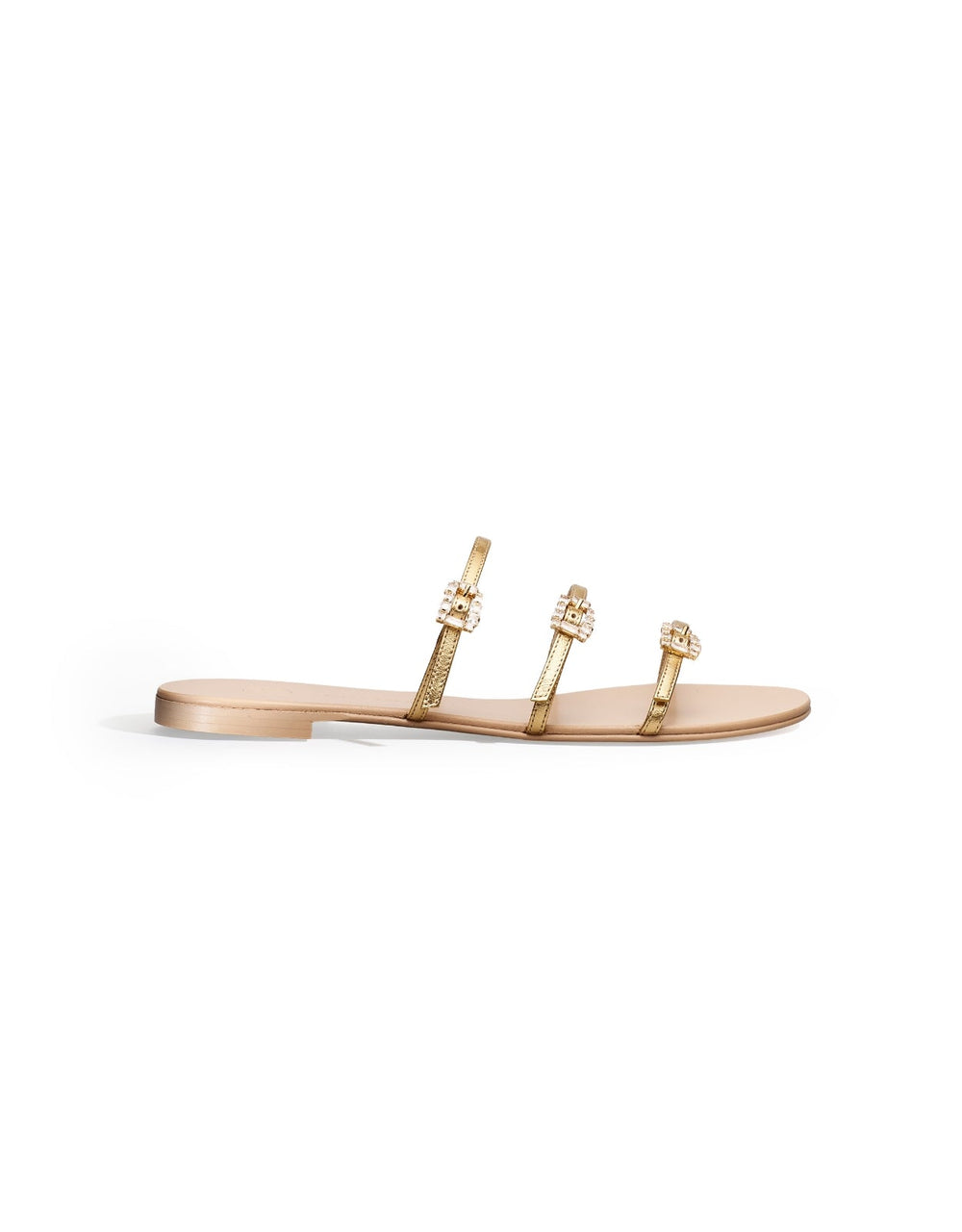 Eclipse Flat Sandals - Gold