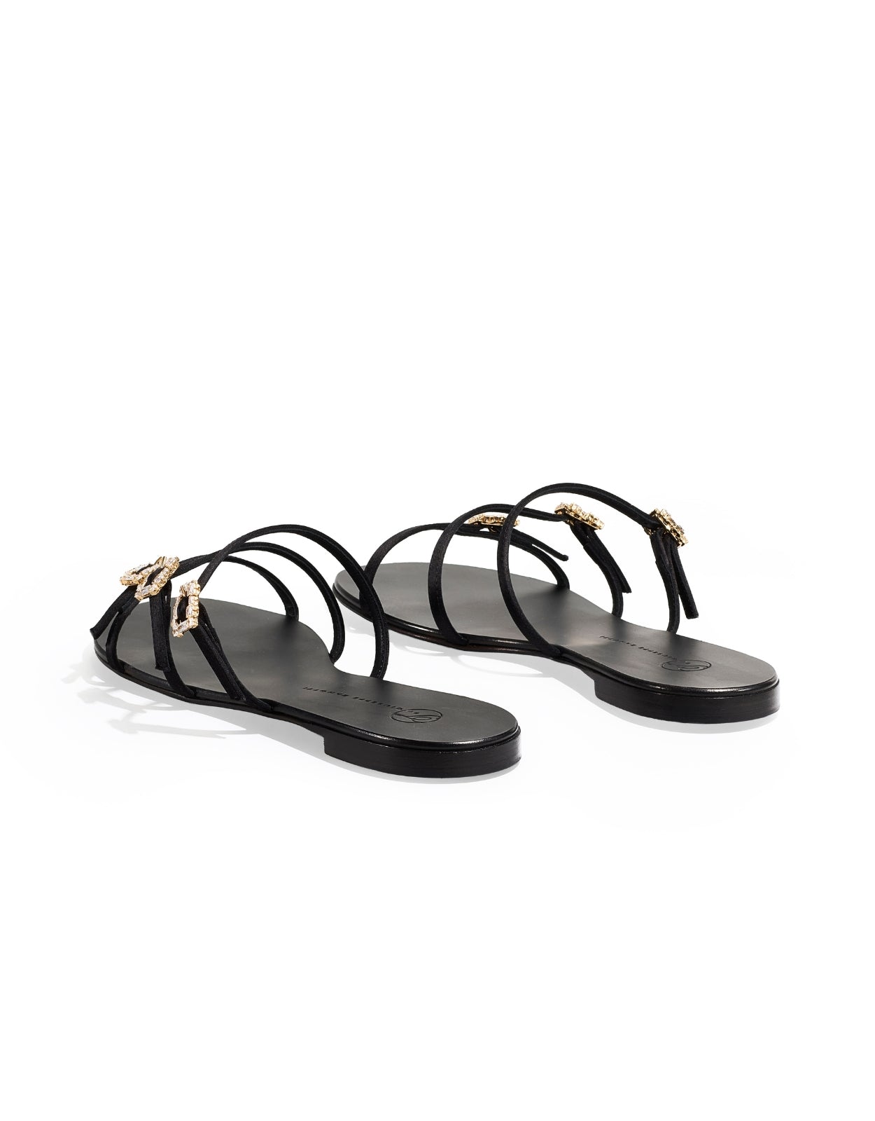Eclipse Flat Sandals - Black