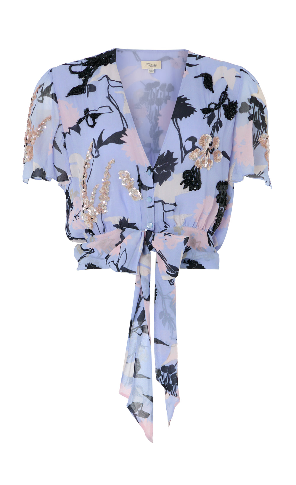 Maisie Blouse - Lavender Blue