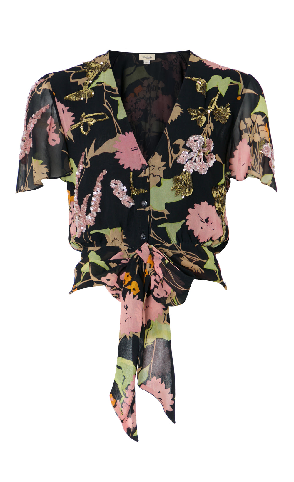 Maisie Blouse - Black Mix