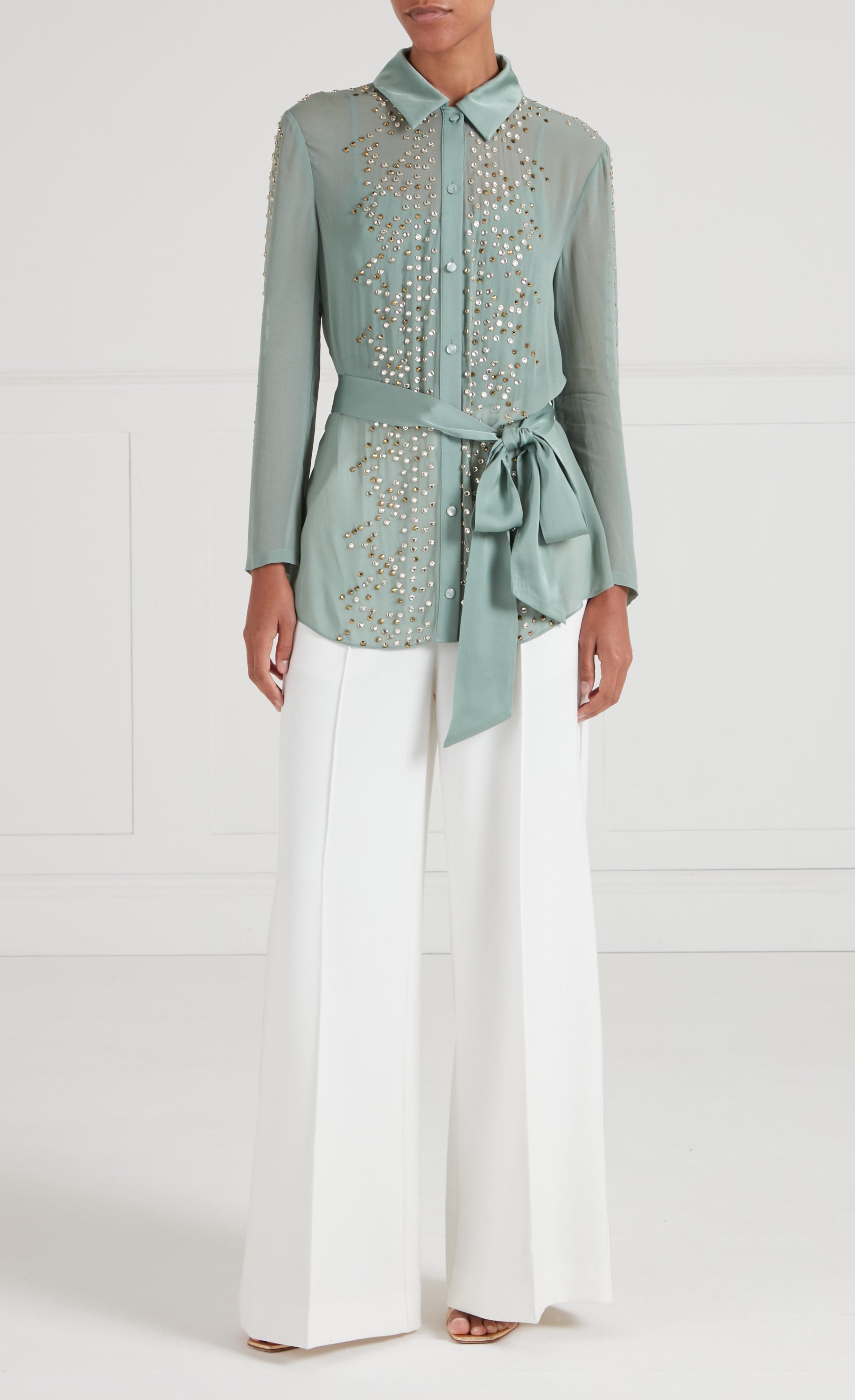 Oberon Shirt - Jade Green