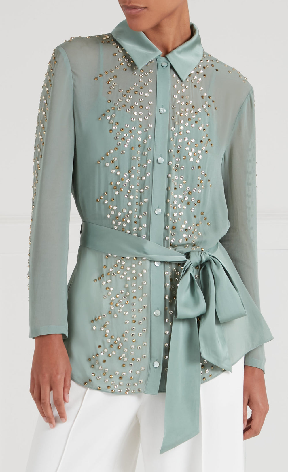 Oberon Shirt - Jade Green