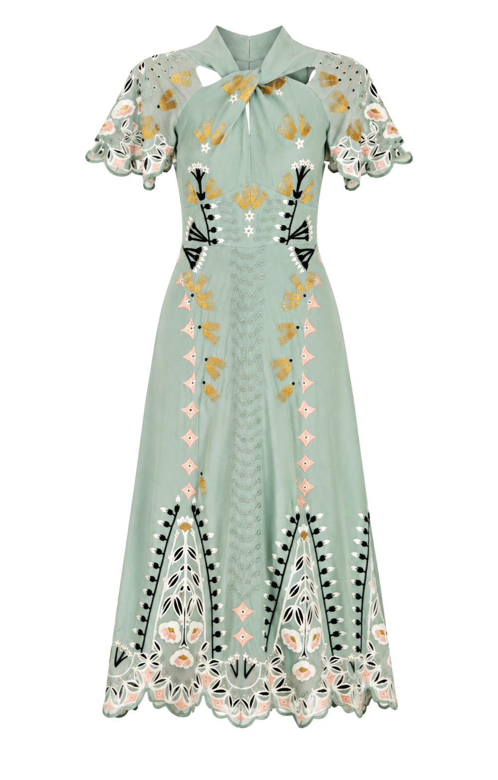 Rosalba Dress - Jade Green