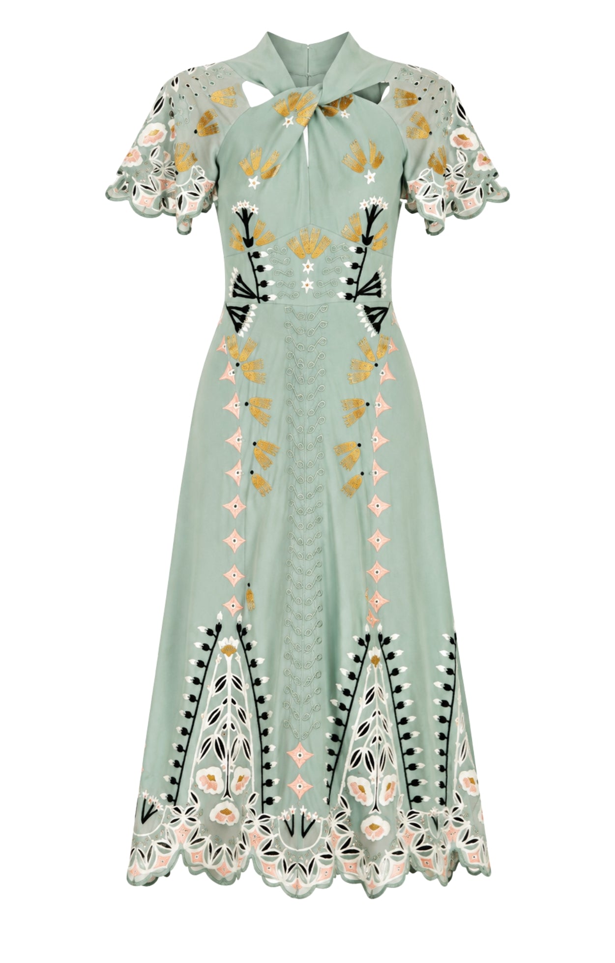 Rosalba Dress - Jade Green