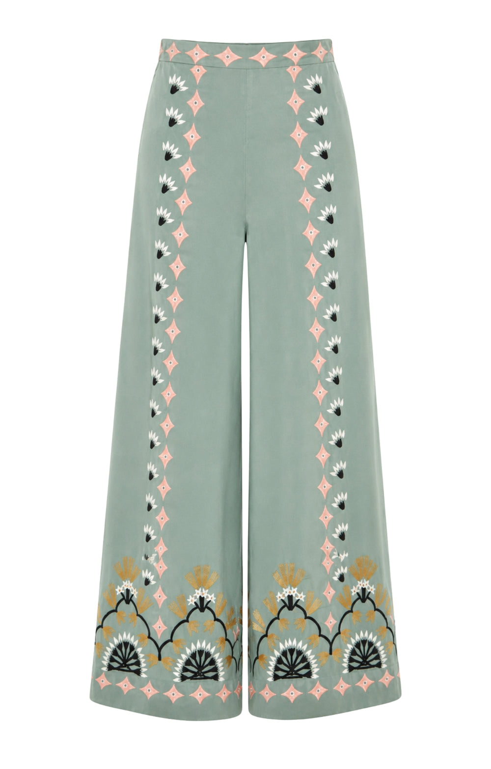 Rosalba Trousers - Jade Green