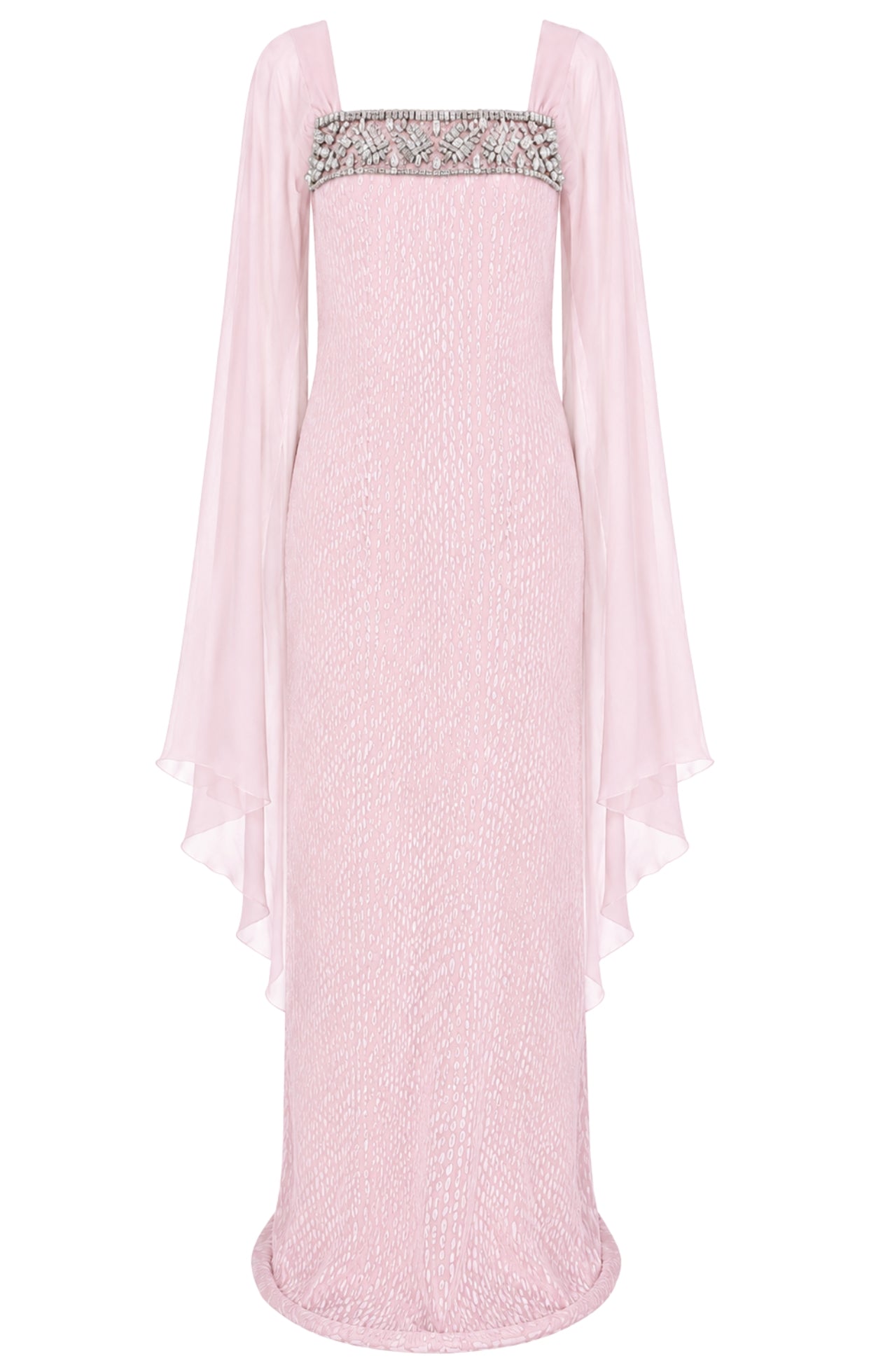 Pyramus Cape Gown - Lilac Rose