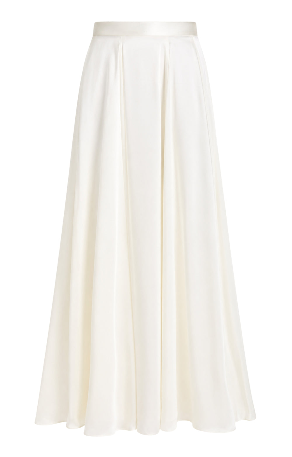 Amerie Satin Skirt - Ivory
