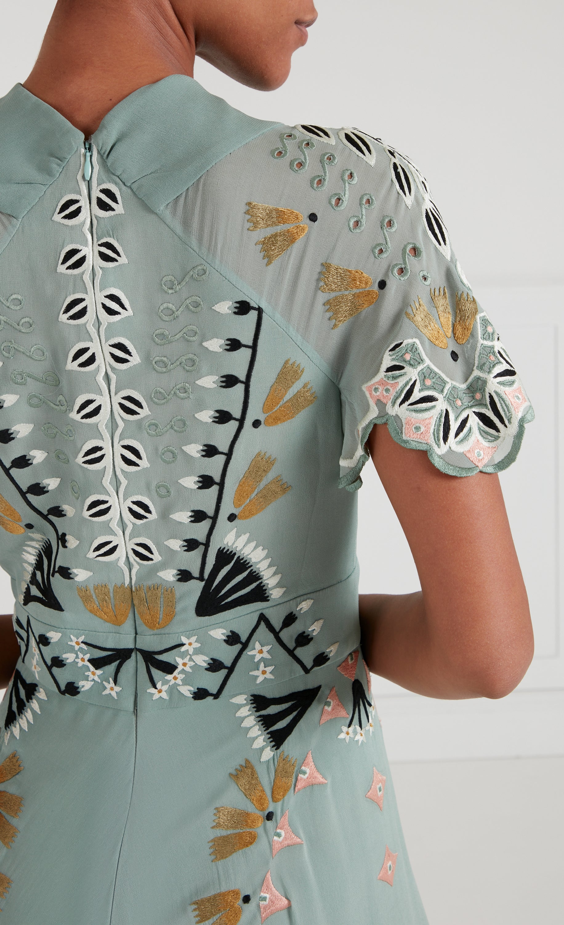 Rosalba Dress - Jade Green