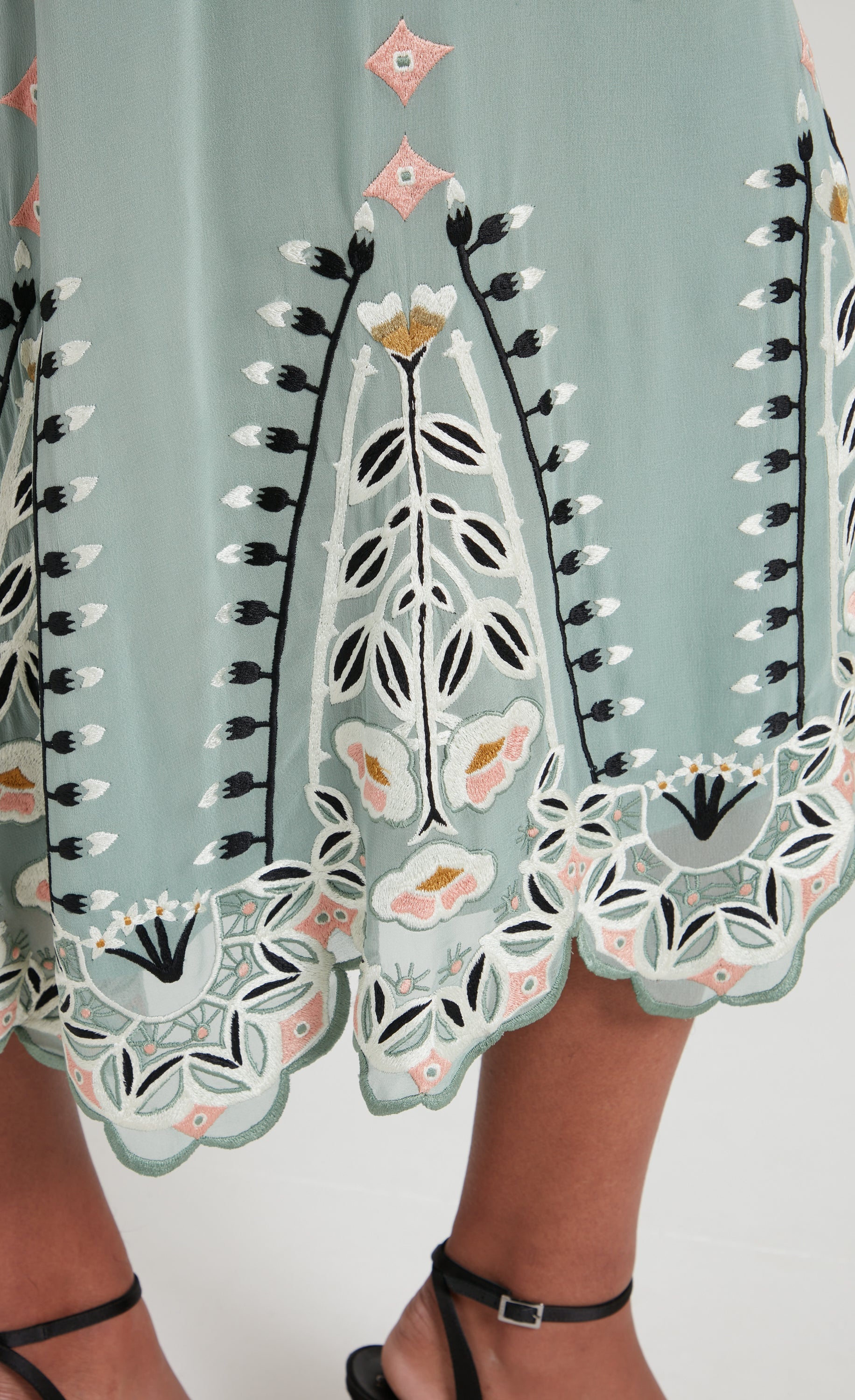 Rosalba Dress - Jade Green
