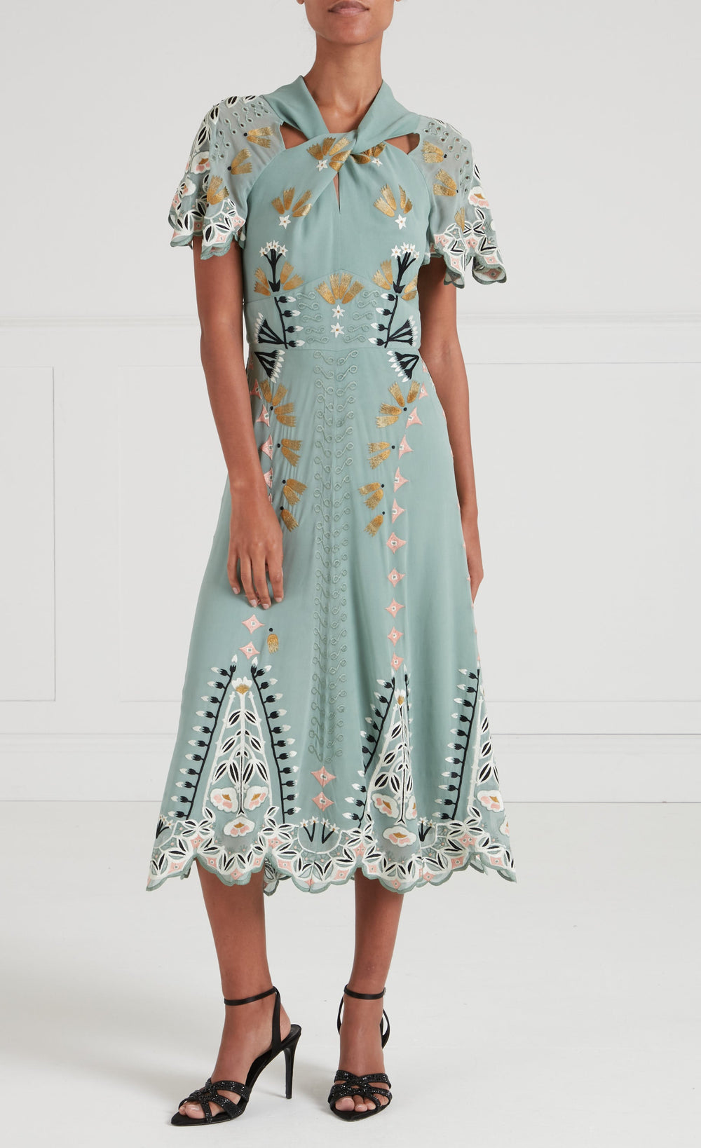 Rosalba Dress - Jade Green