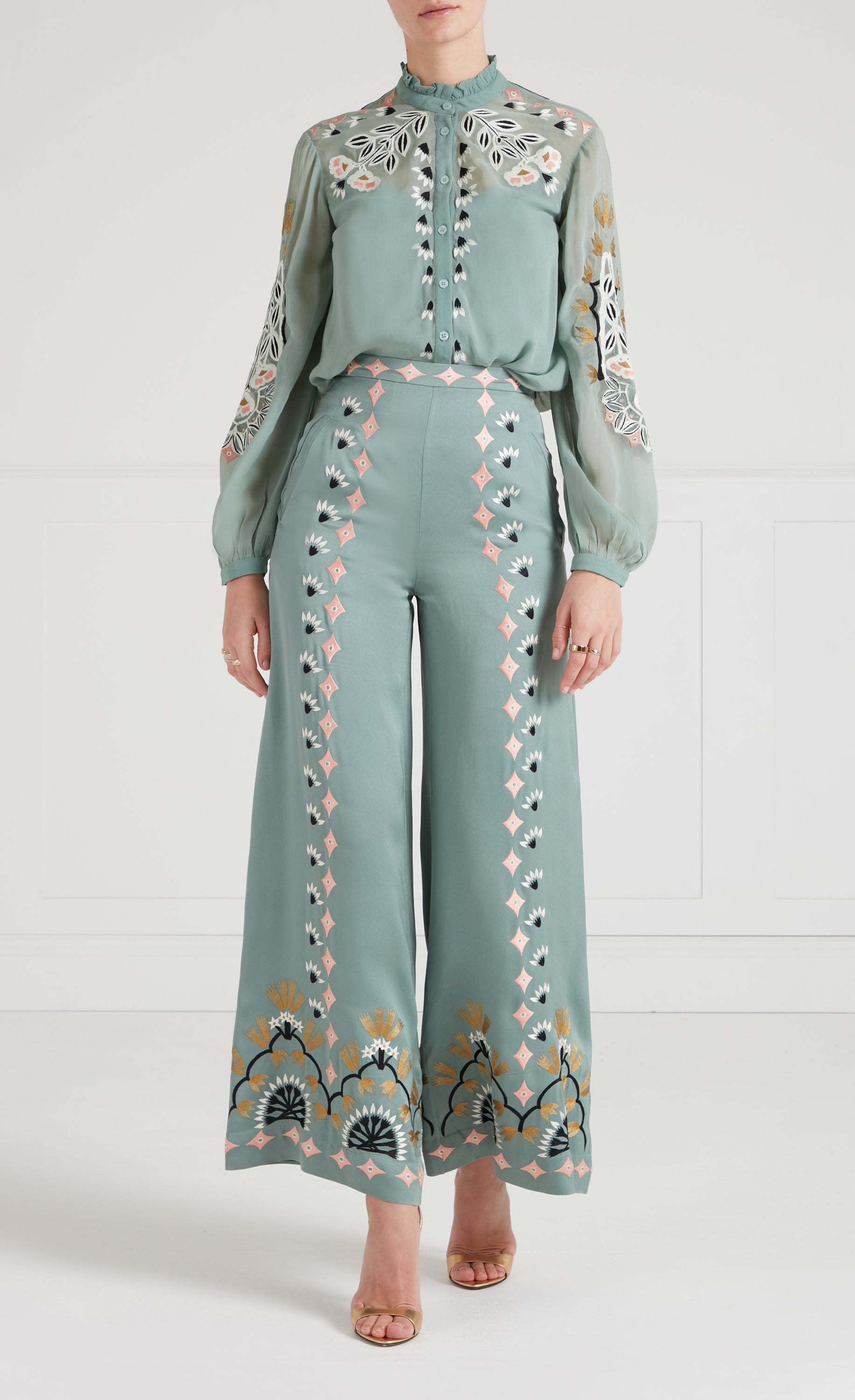 Rosalba Shirt - Jade Green