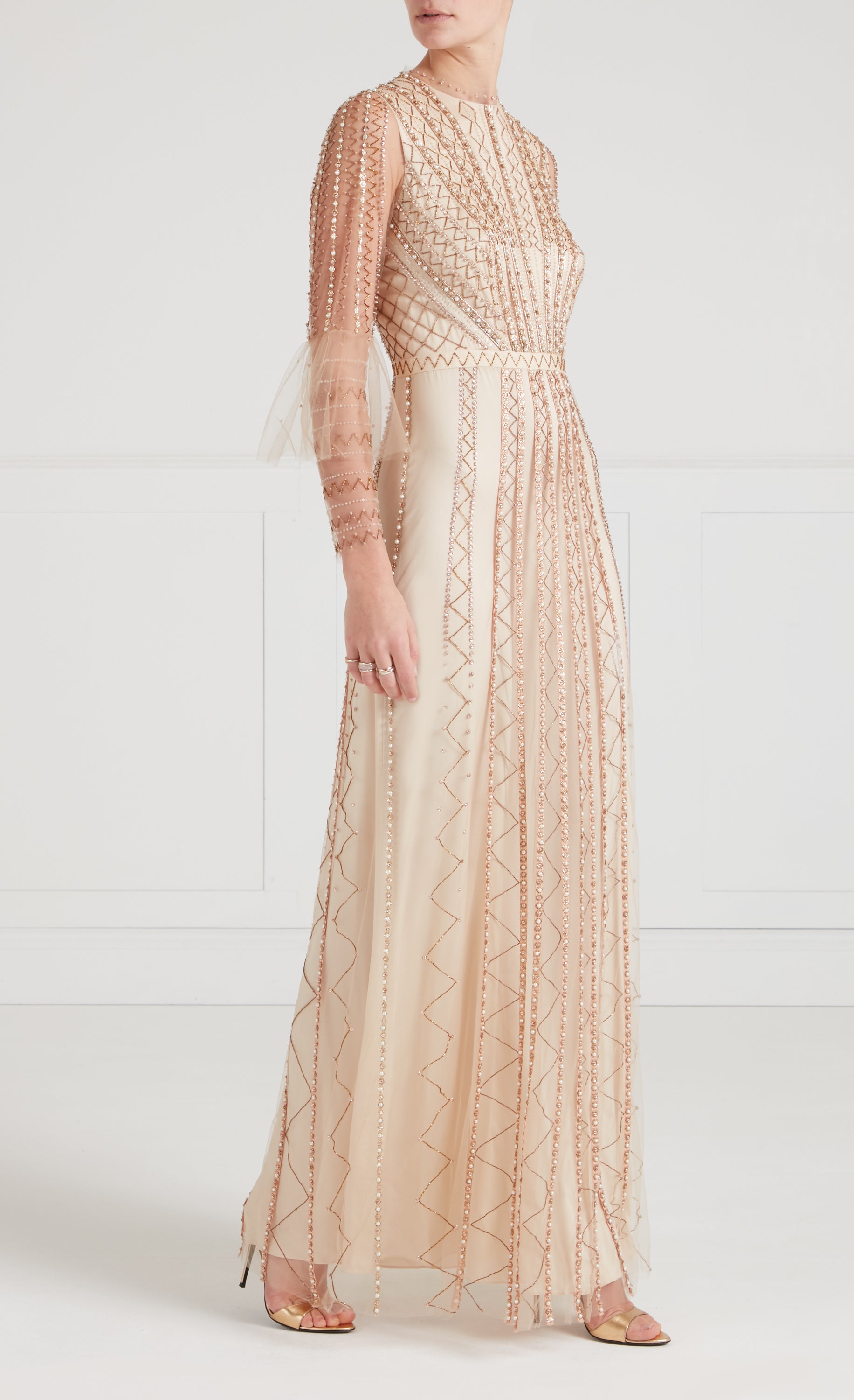 Sabel Gown - Gold