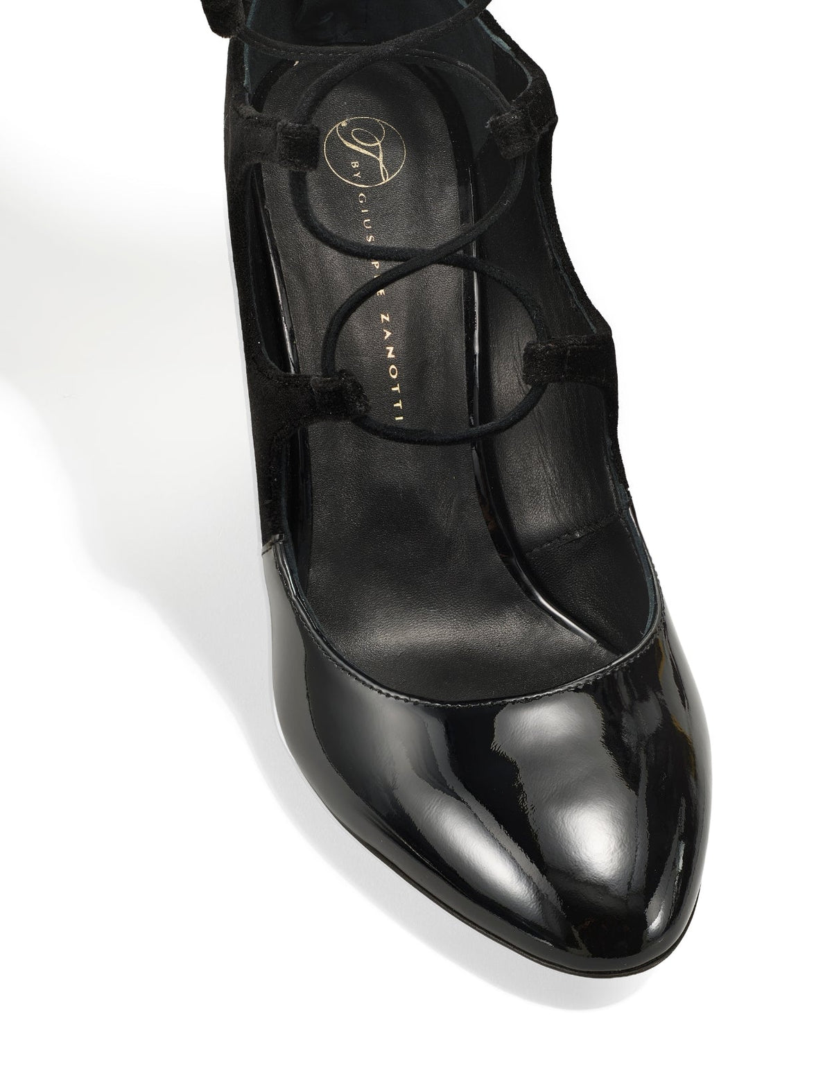 Siren Lace-Up Booties - Black