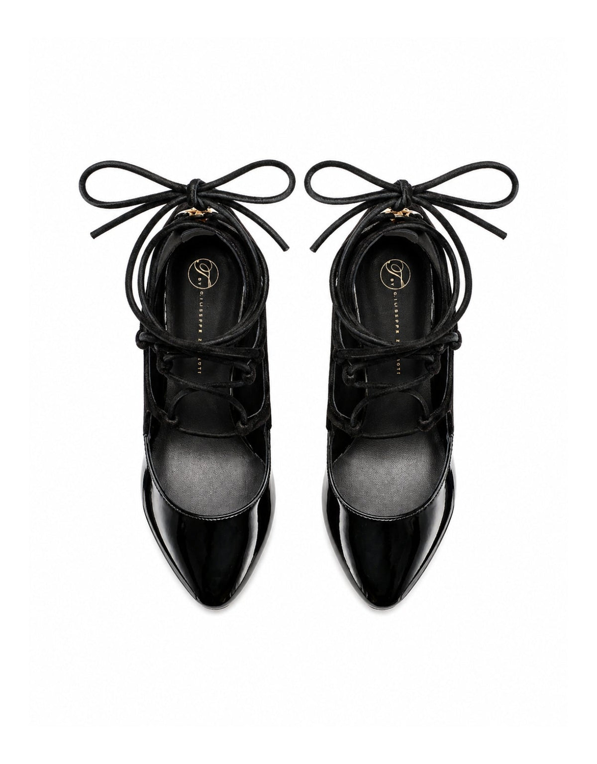 Siren Lace-Up Booties - Black