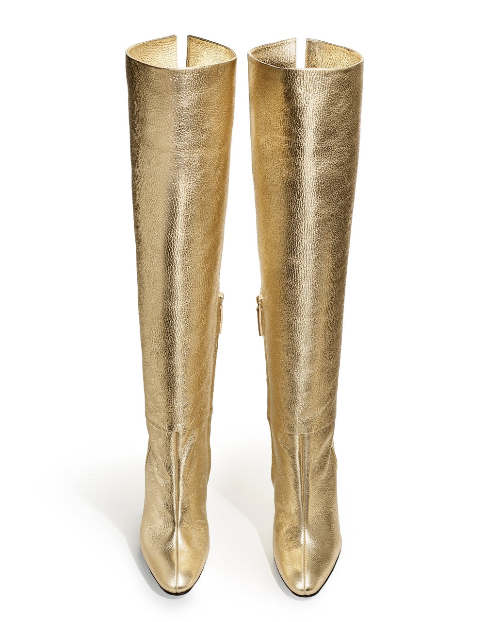 Tempest Tall Boots - Gold