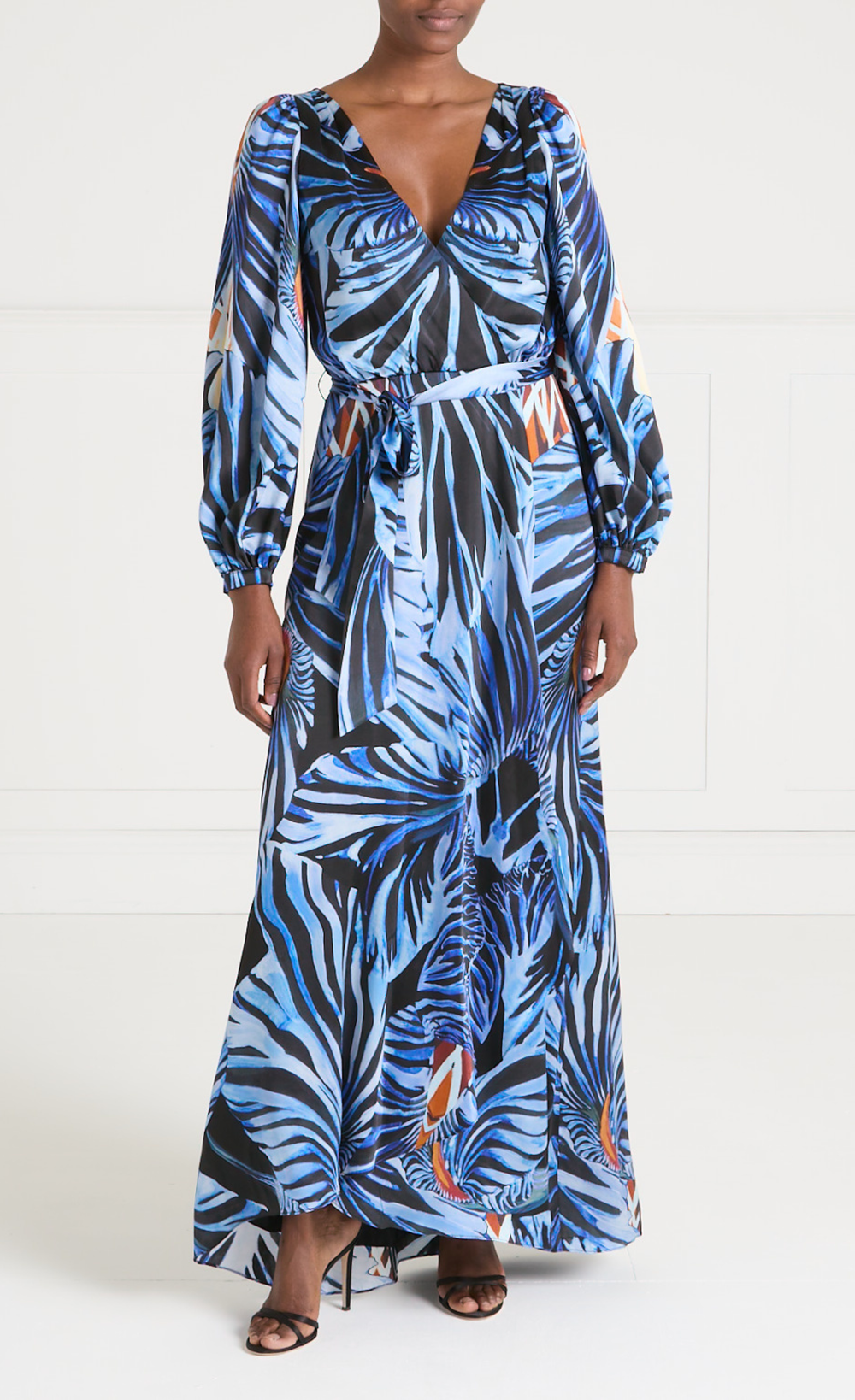Titania Wrap Dress - Midnight Orchid