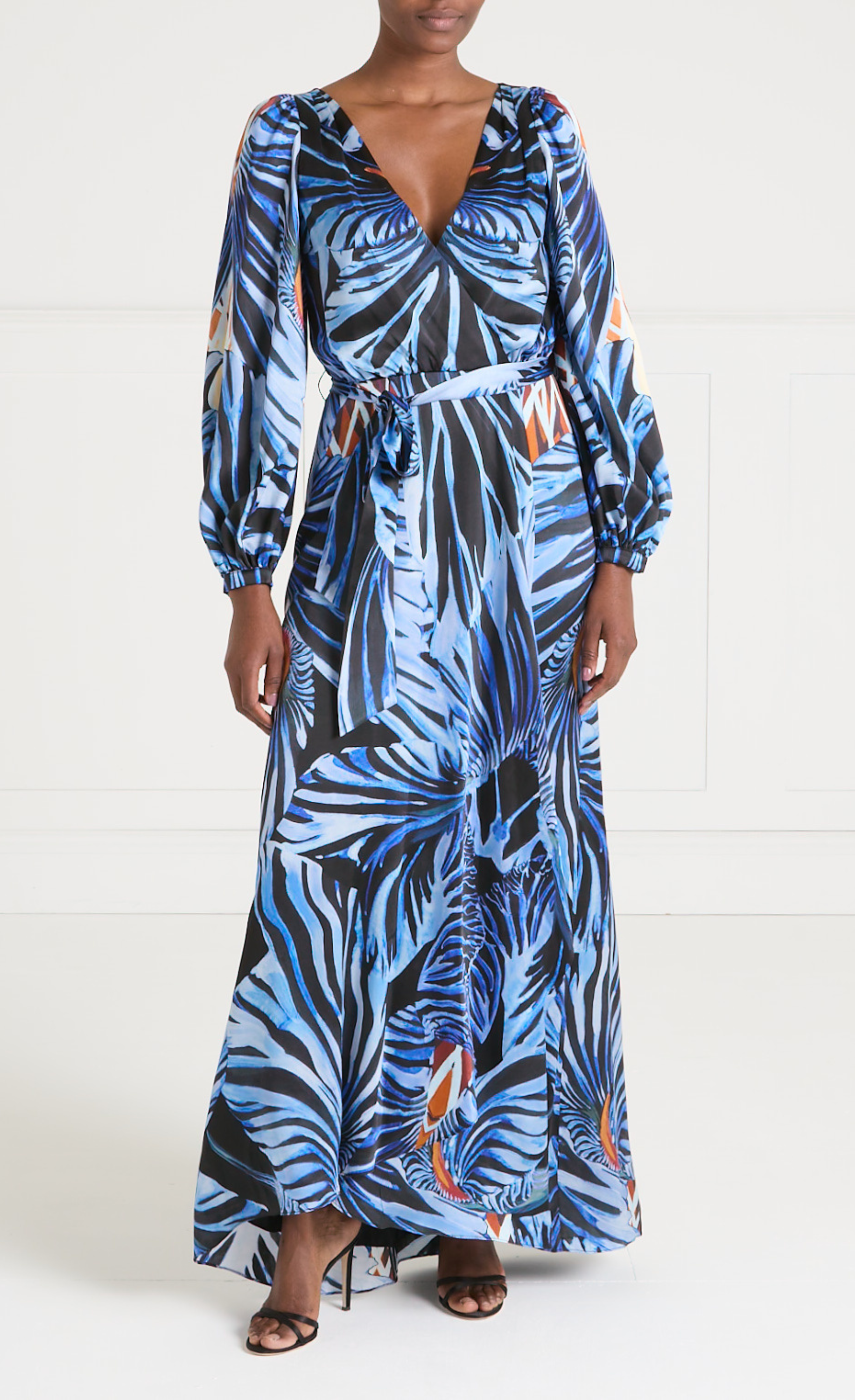 Titania Wrap Dress - Midnight Orchid
